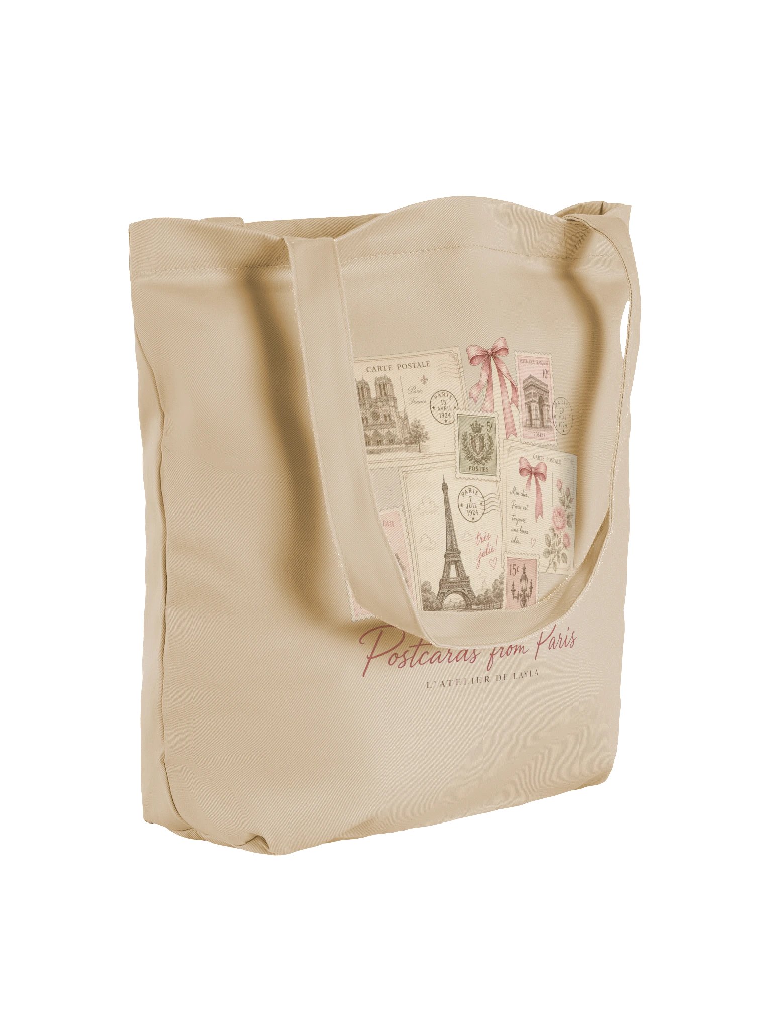 L’Atelier de Layla Postcards from Paris Tote product image (7)