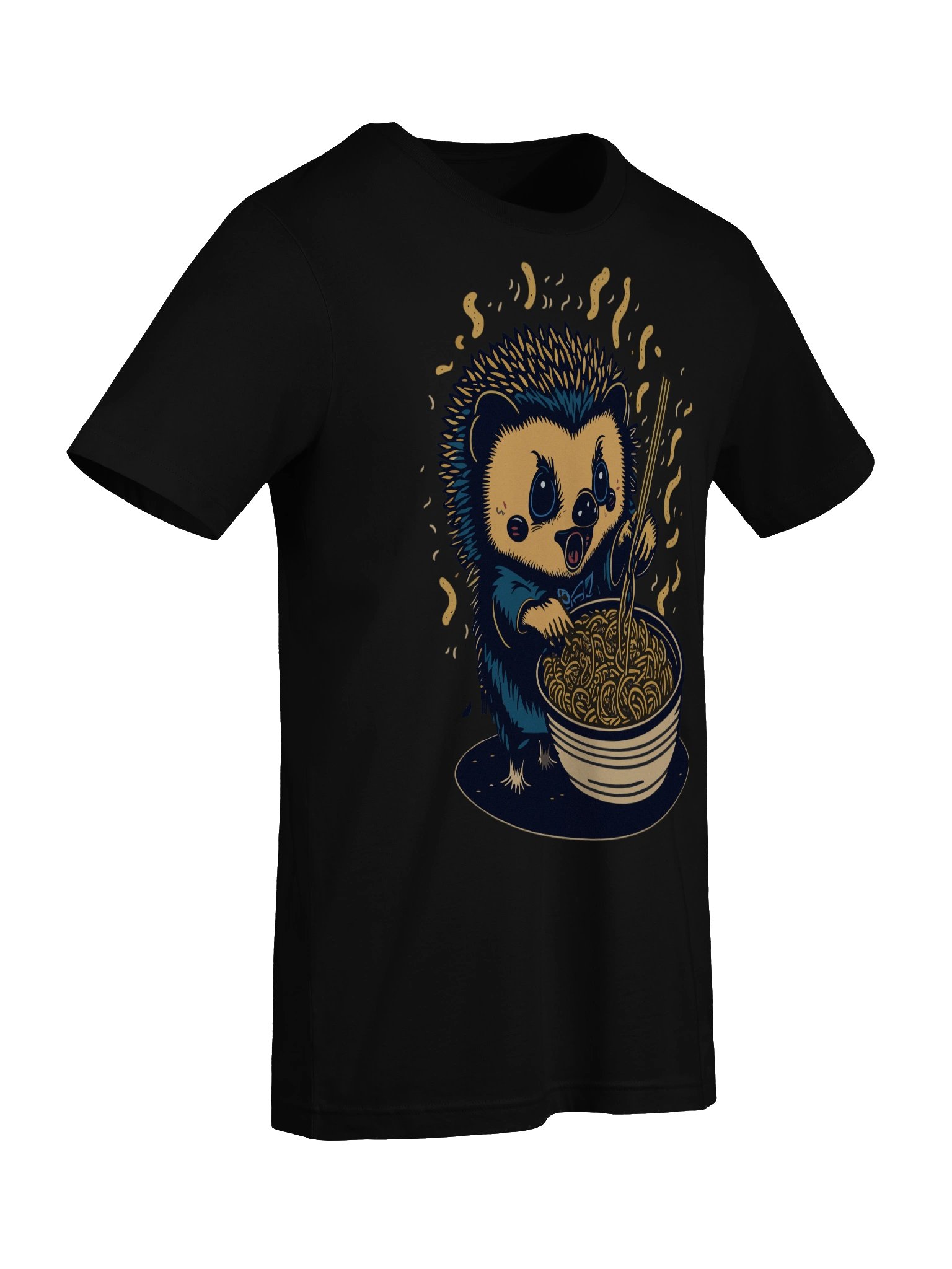 Noodle-Loving Hedgehog T-Shirt product image (93)
