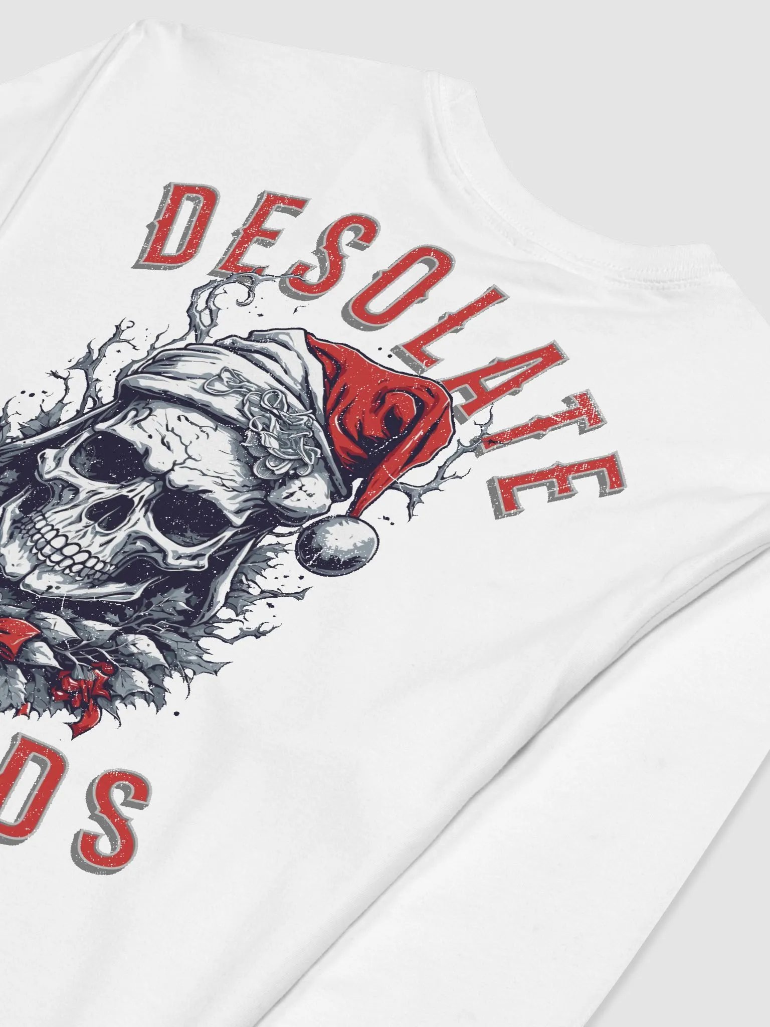 The Ghost of Tattoo's Past Christmas Fitted Long Sleeve Tee product image (3)
