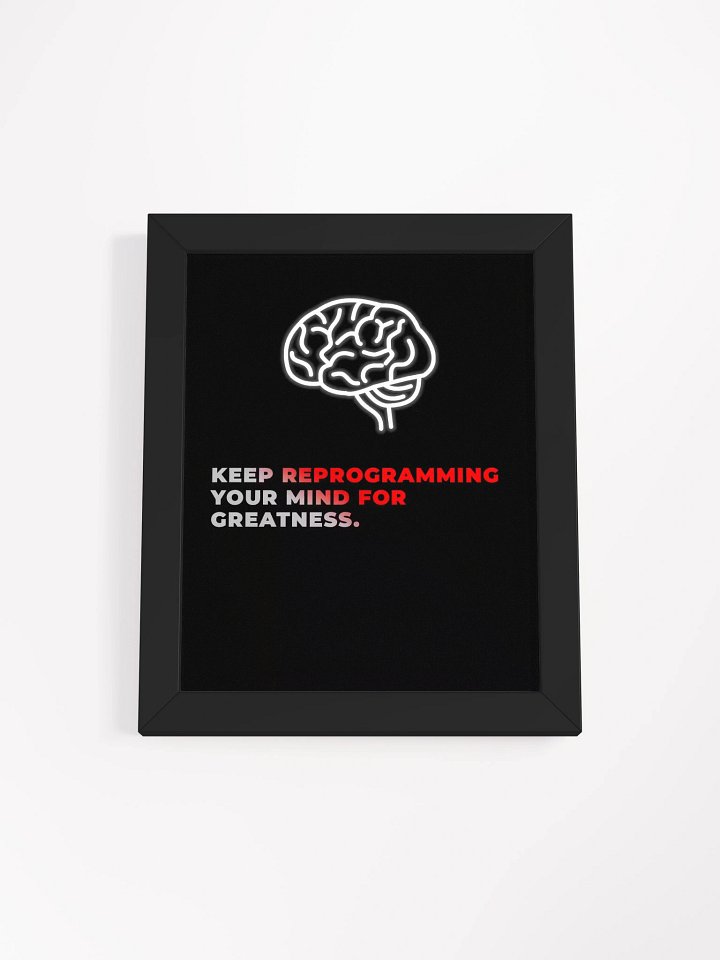Motivational Wall Art, Wood Framed Poster product image (16)