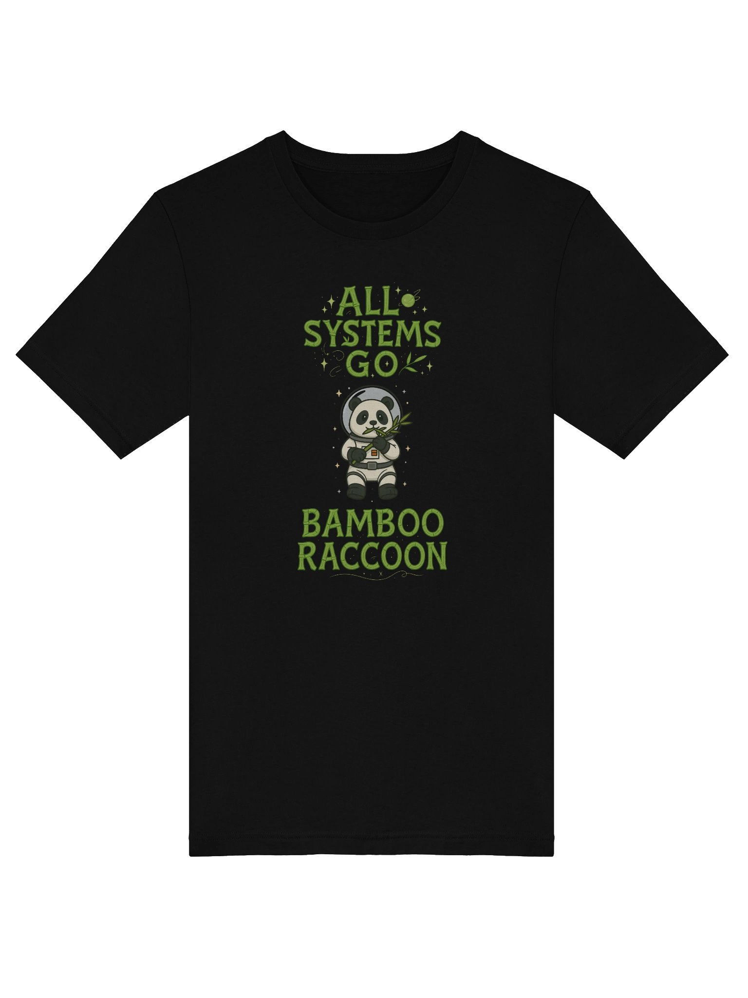 All Systems Go Bamboo Raccoon Tee product image (5)