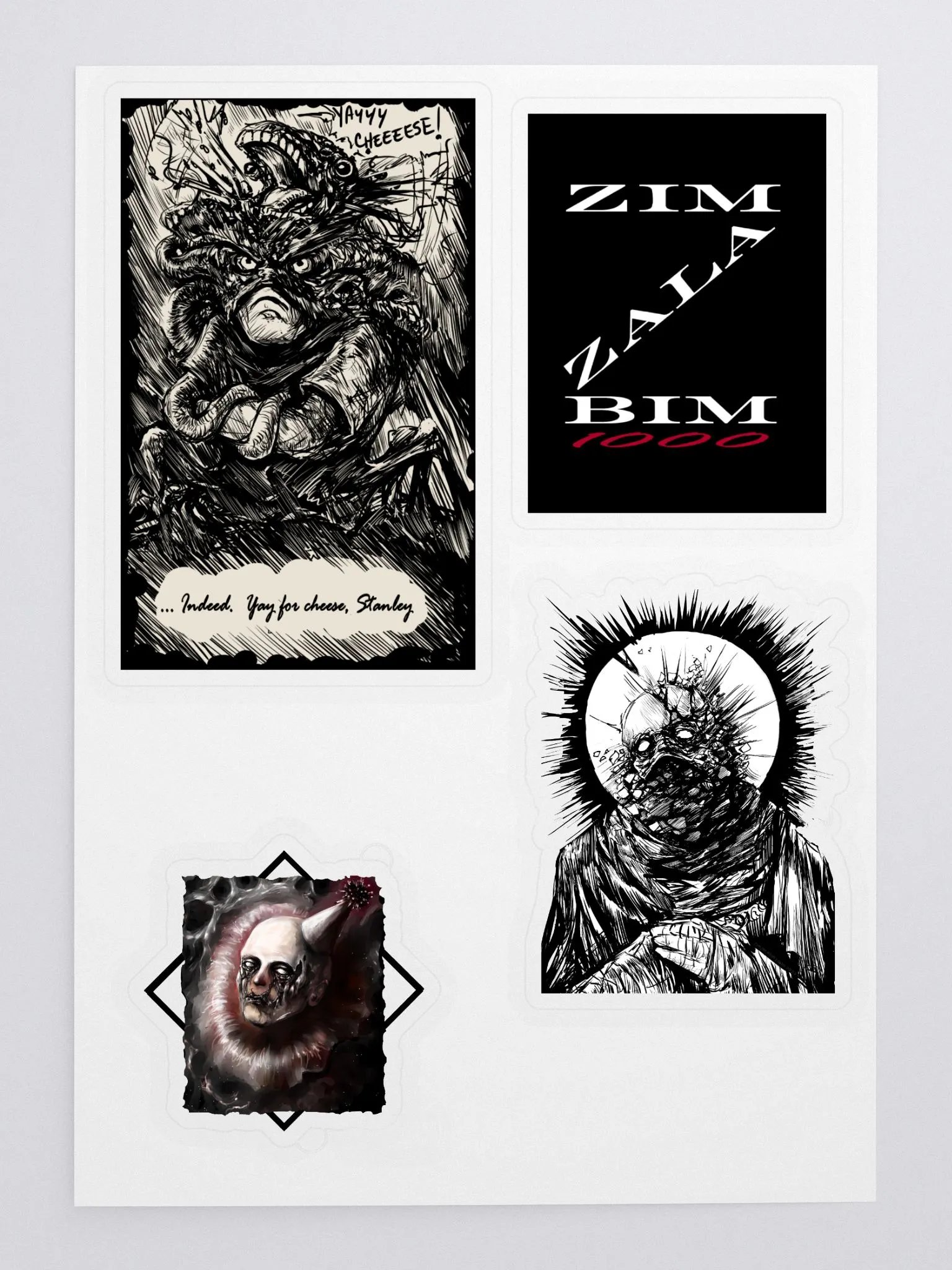 funsie dark stickers product image (1)