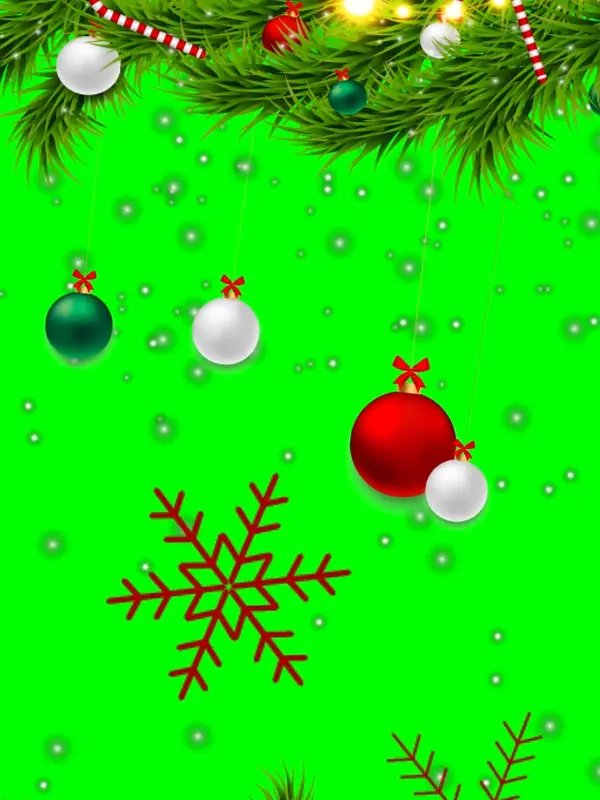 Festive Green Screen Christmas Frame – Full HD Animation for Holiday Magic! product image (1)