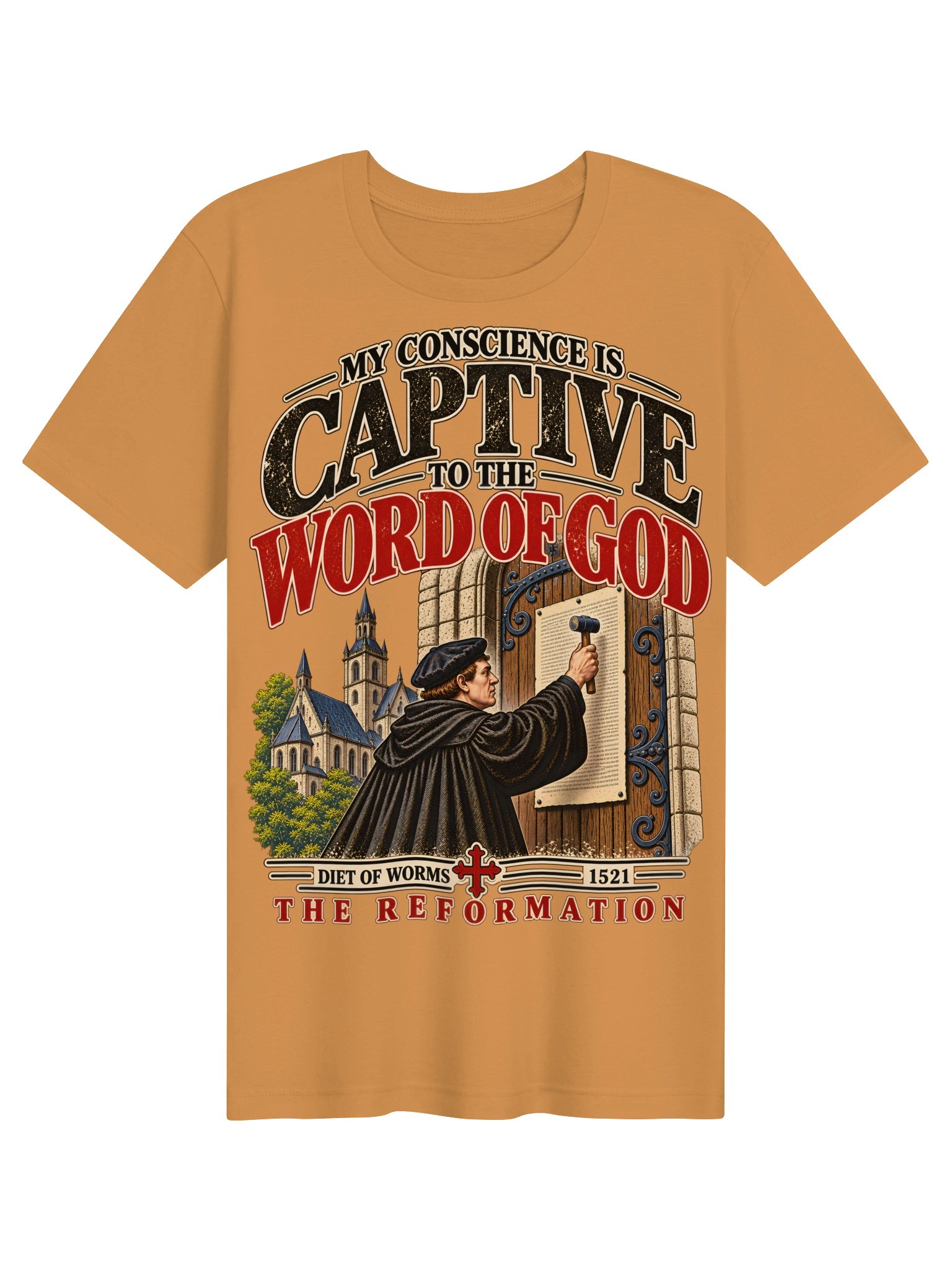 Here I Stand — Captive to the Word | Reformation T-Shirt product image (1)