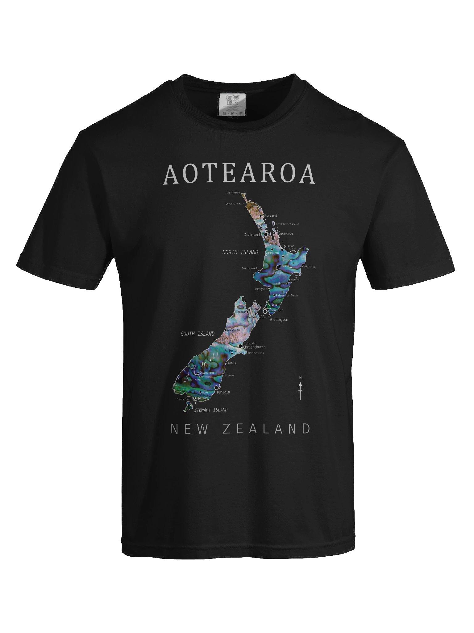 AOTEAROA MAP DETAILED PAUA product image (27)