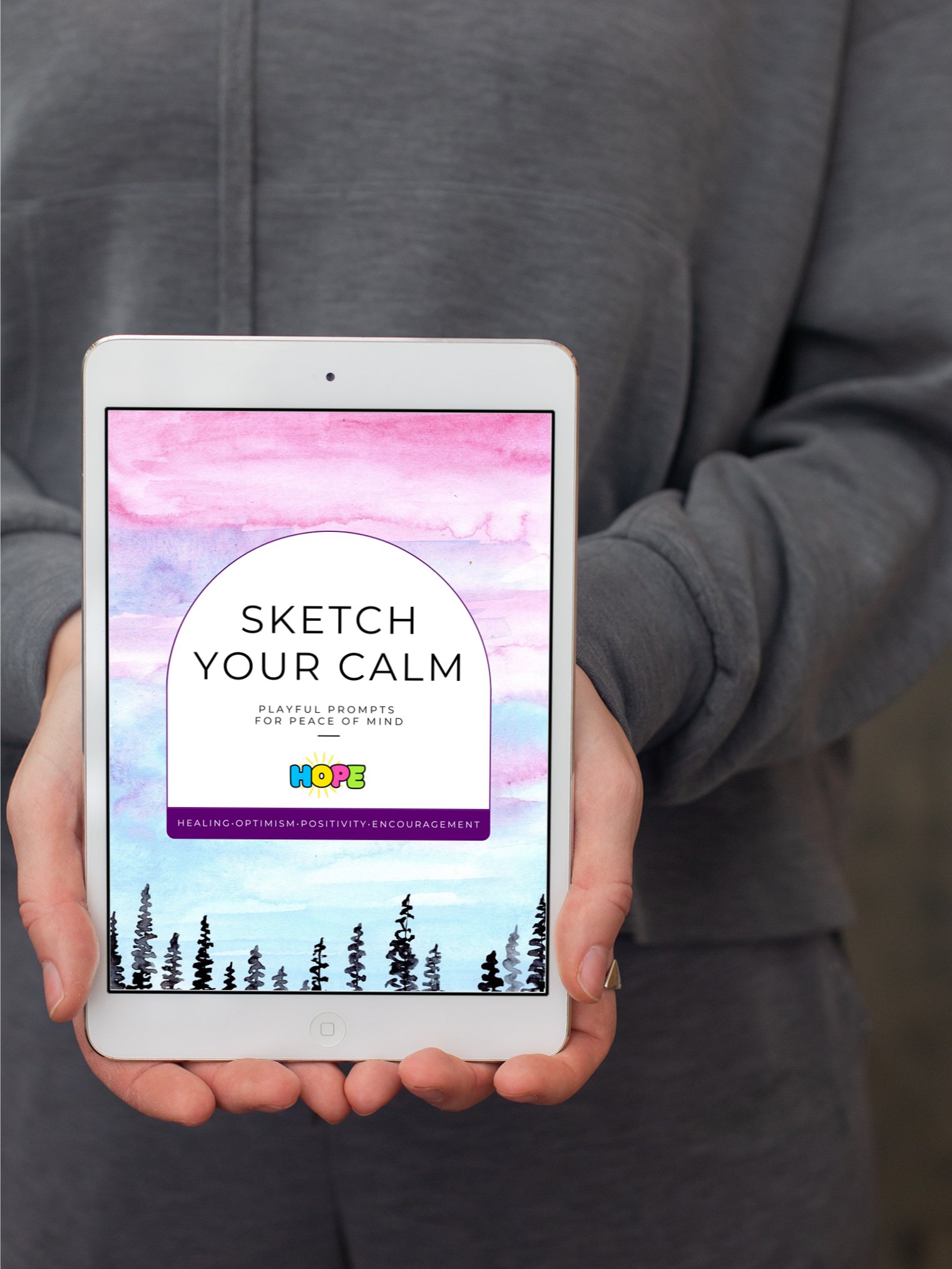Sketch Your Calm: Art Journaling Prompts for Peace of Mind product image (3)