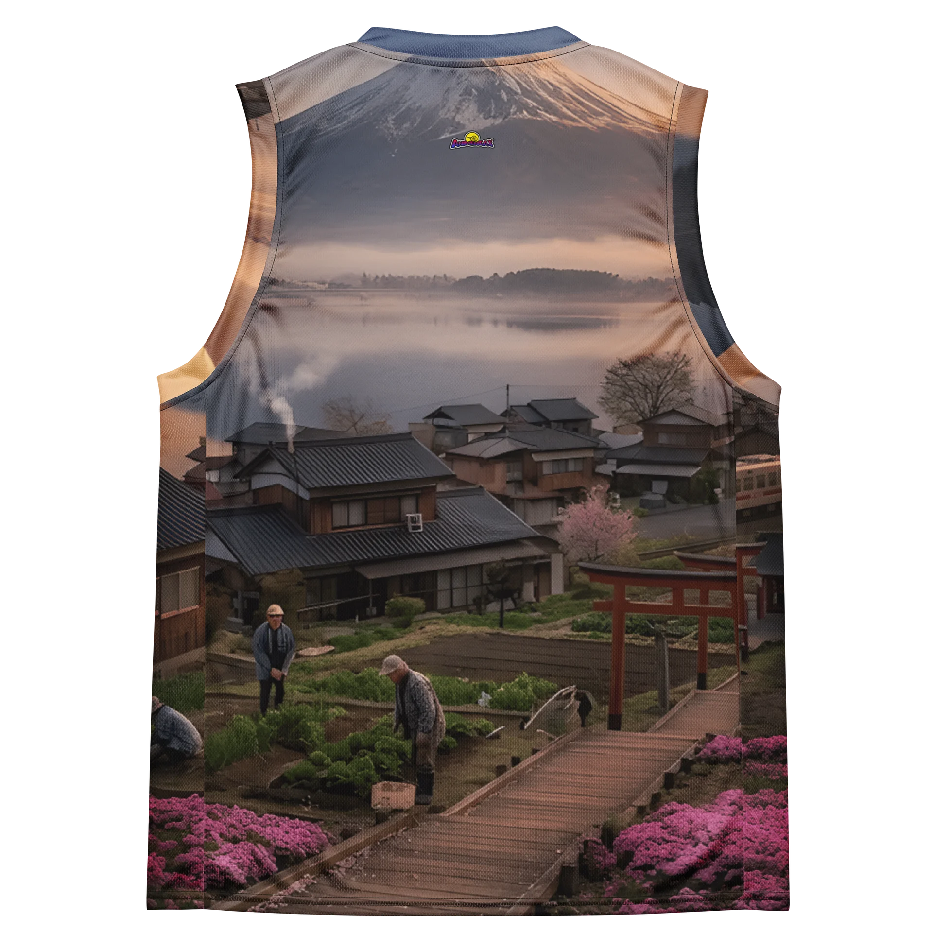 Mount Fuji Recycled Basketball Jersey | Moisture-Wicking UPF 50+ product image (4)