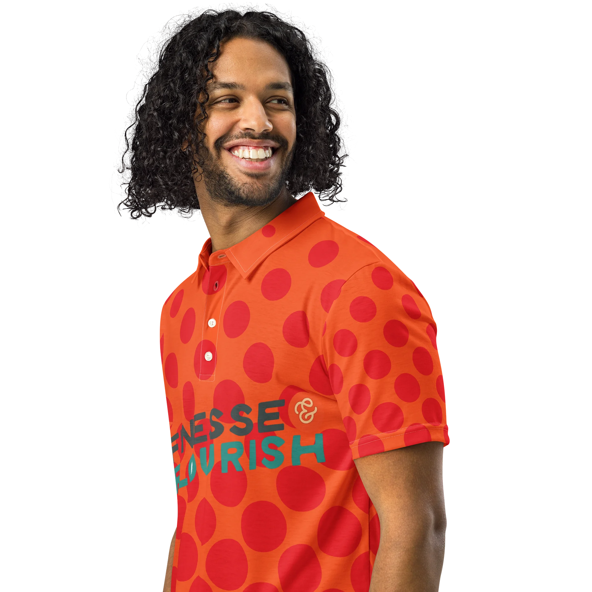 F&F Boba Slim Fit Polo Shirt (ORG) product image (2)