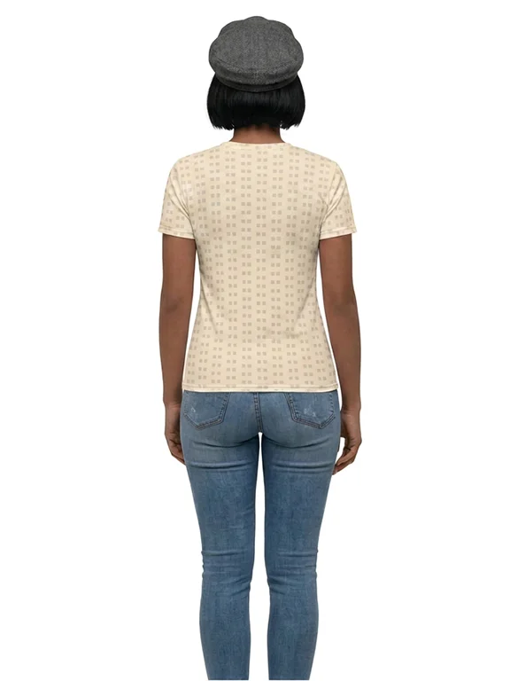 Pushback Mode 80s sophisticate inspired cream T-Shirt product image (4)
