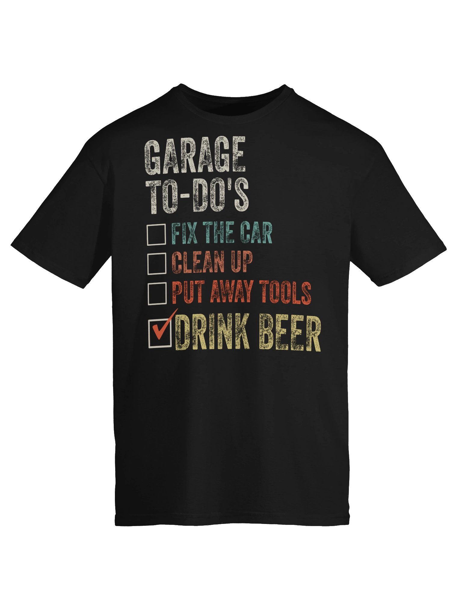 Garage To-Do’s Beer Checklist Tee product image (30)