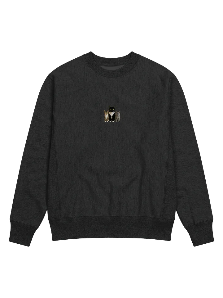 Realistic Cats & Katakan Logo Champion Sweatshirt product image (1)