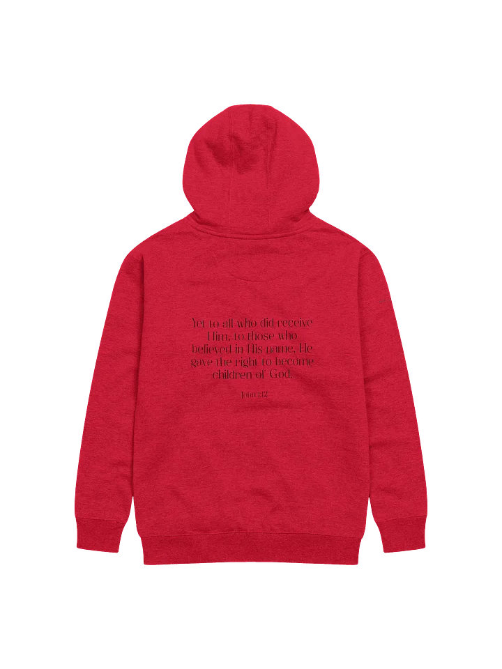 Daughter of the King Premium Hoodie - Red product image (2)