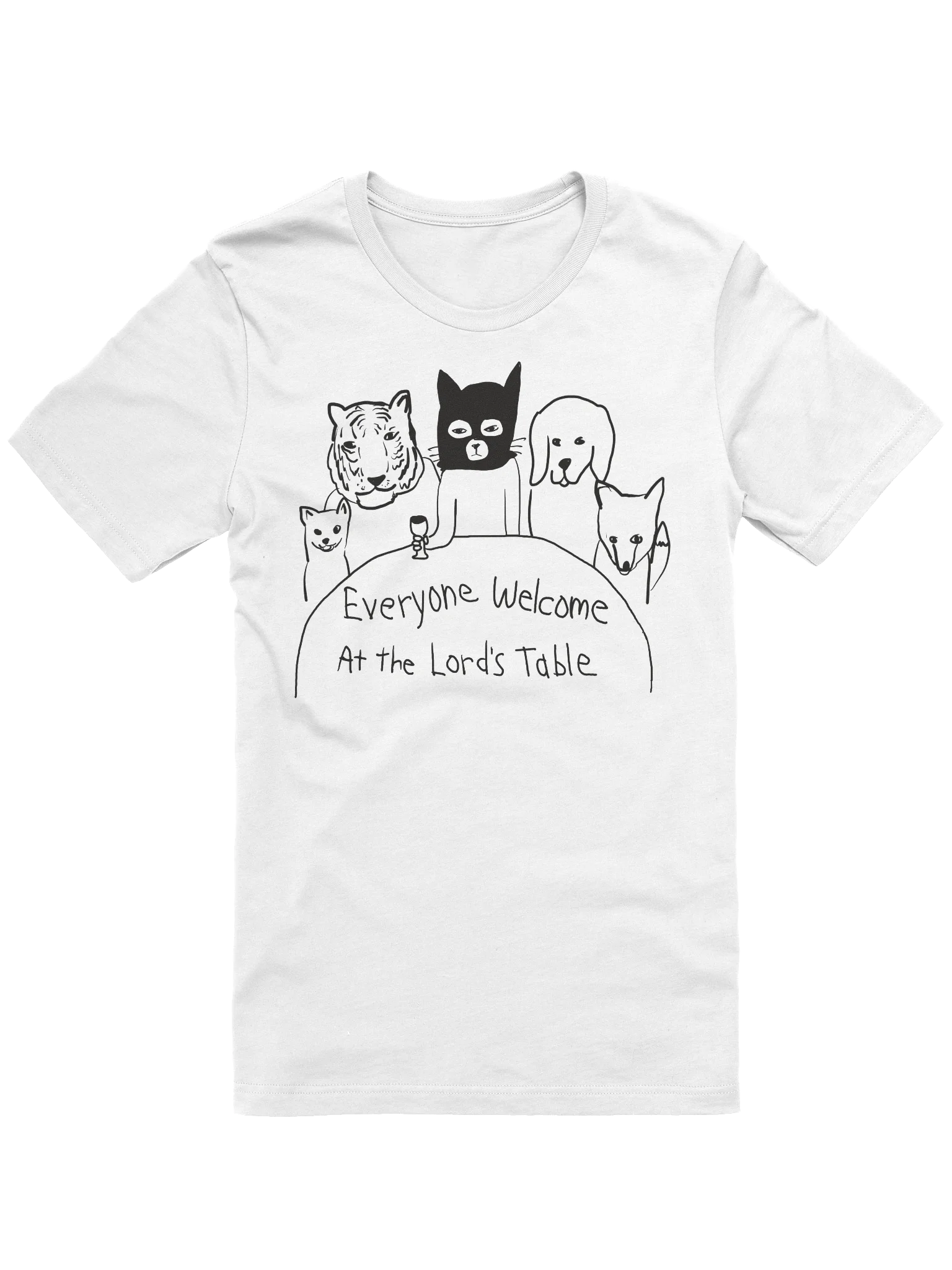 Everyone welcome at the Lord’s table Statement Tee product image (1)