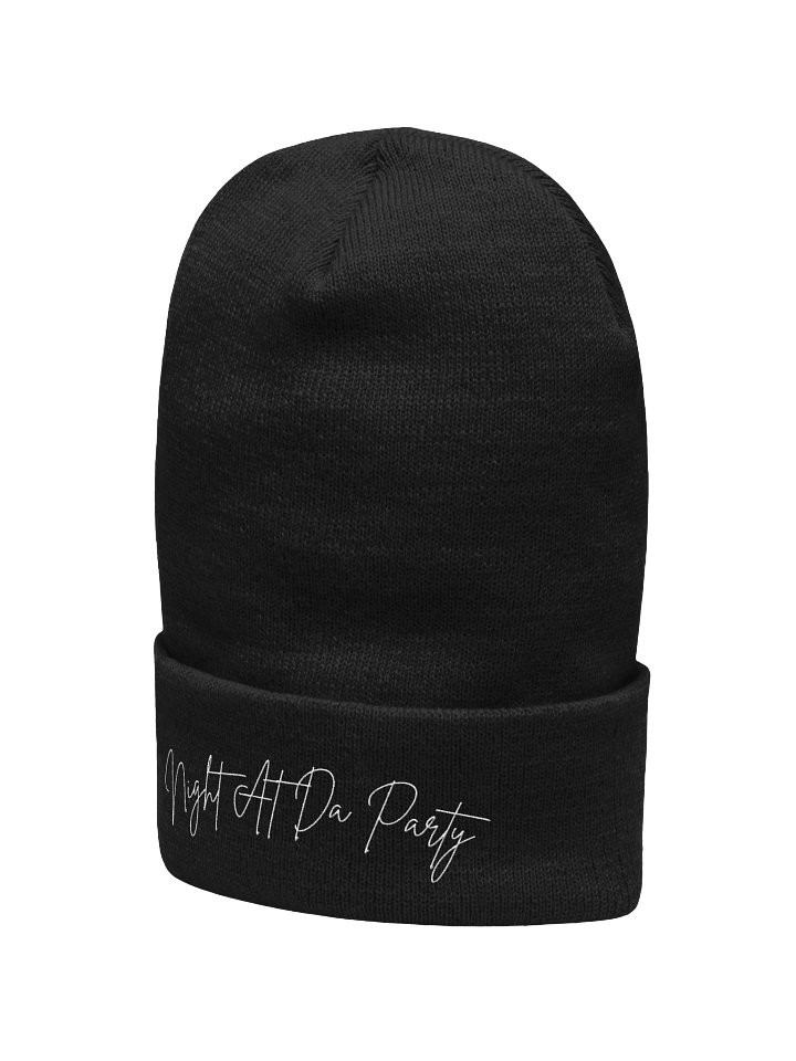 (Night At Da Party) Jagged Monochrome Cuffed Beanie product image (7)
