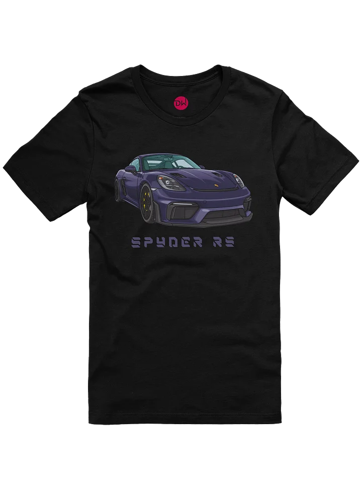 Purple Porsche Spyder RS Shirt (Retro, Sketch, Silhouette) product image (6)