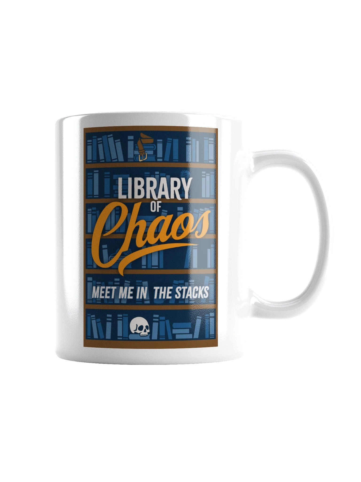 Library of Chaos Mug White product image (2)