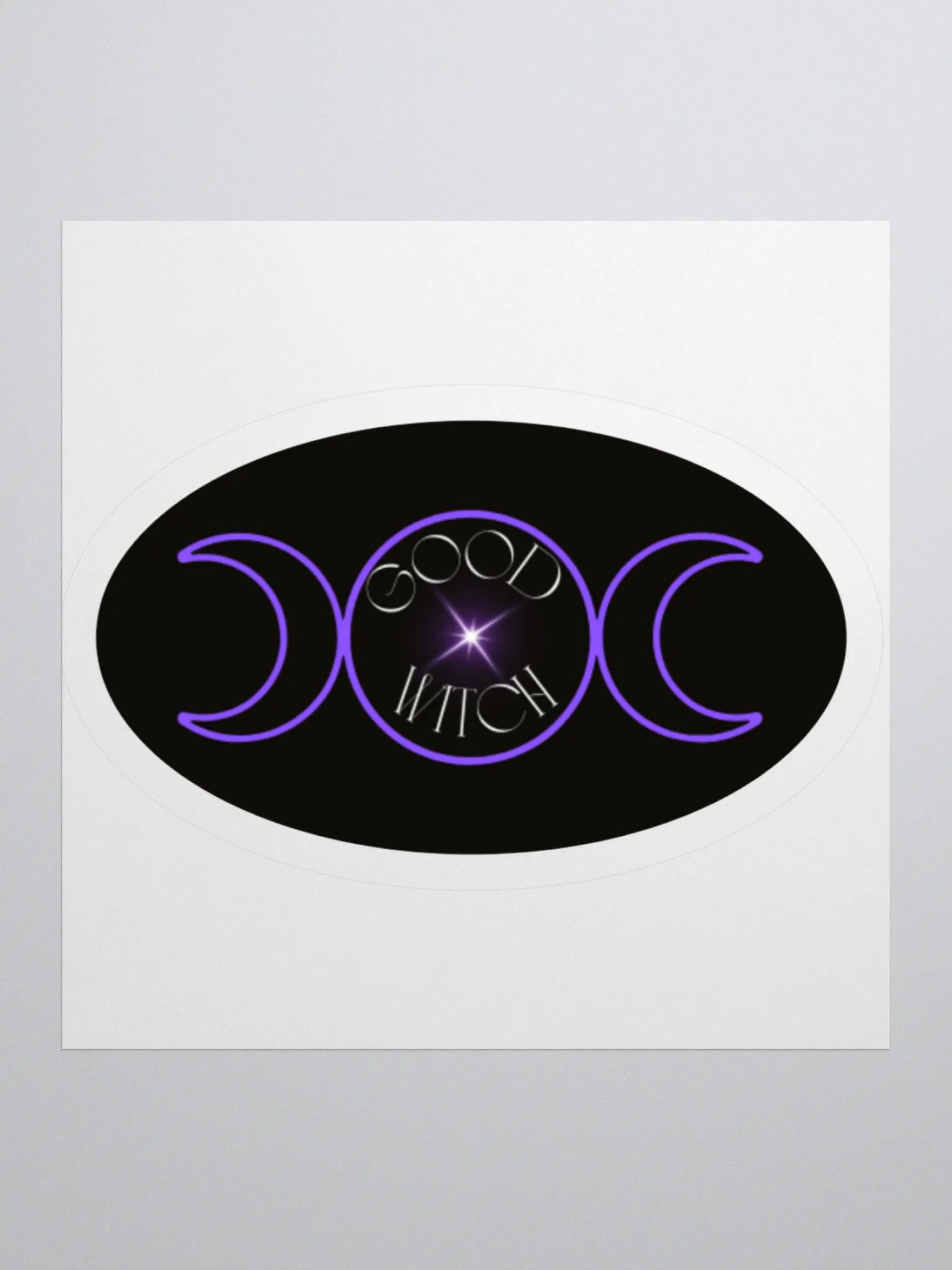 Good Witch Sticker (oval) product image (1)