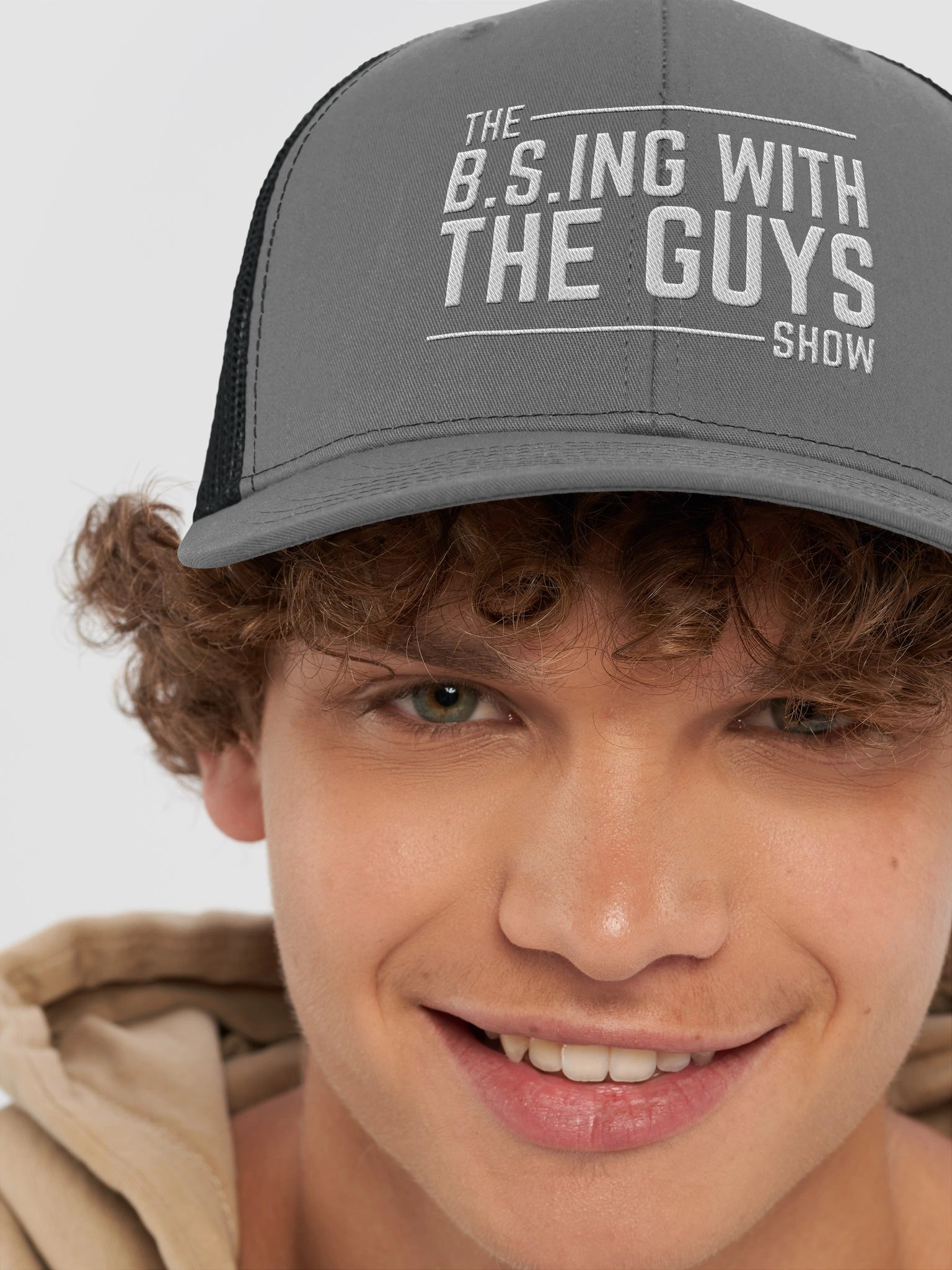 B.S.ing With The Guys BOLD logo Trucker Hat product image (8)