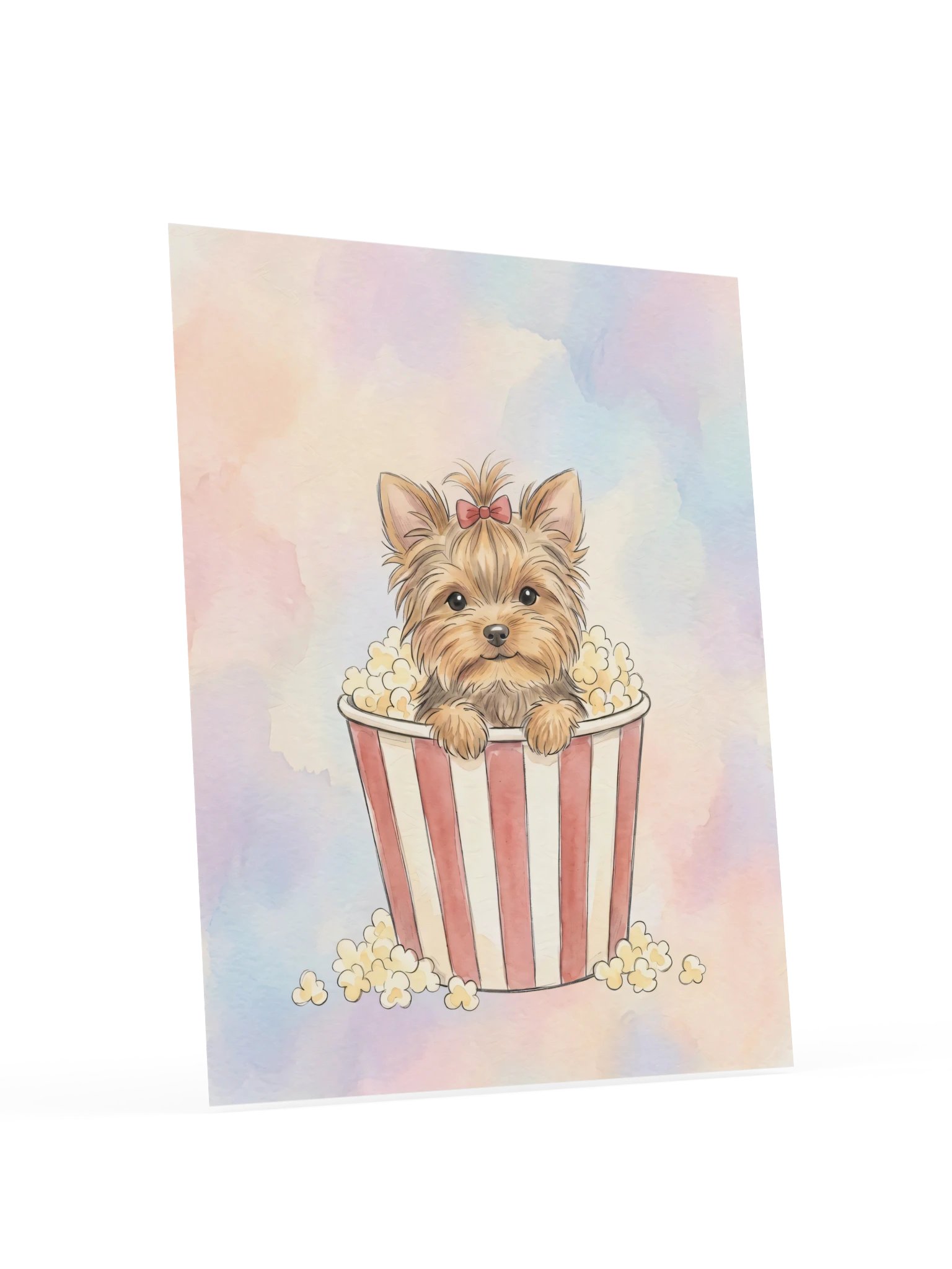 Movie Night Yorkie Poster product image (18)