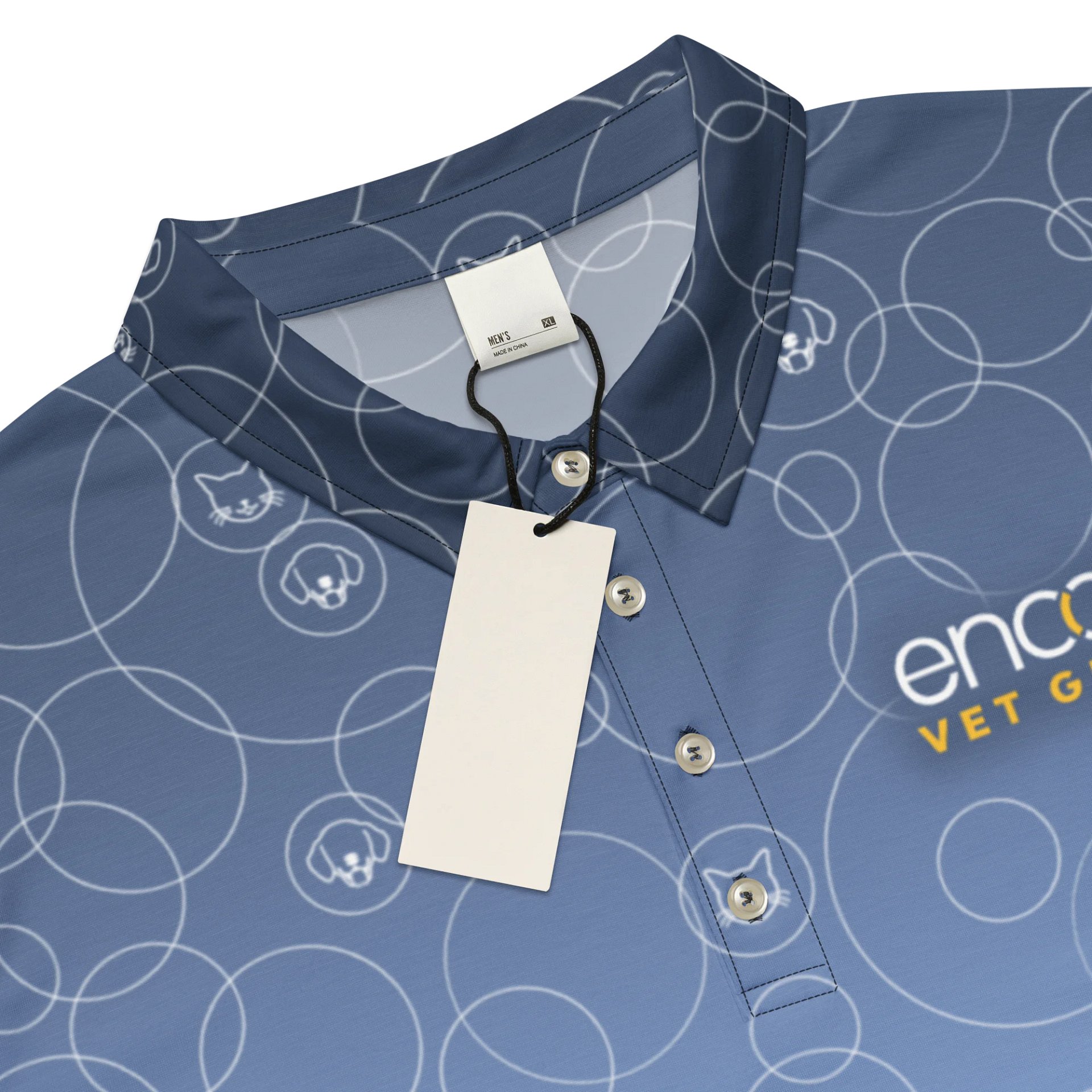 Encore Vet Group Patterned Polo product image (4)
