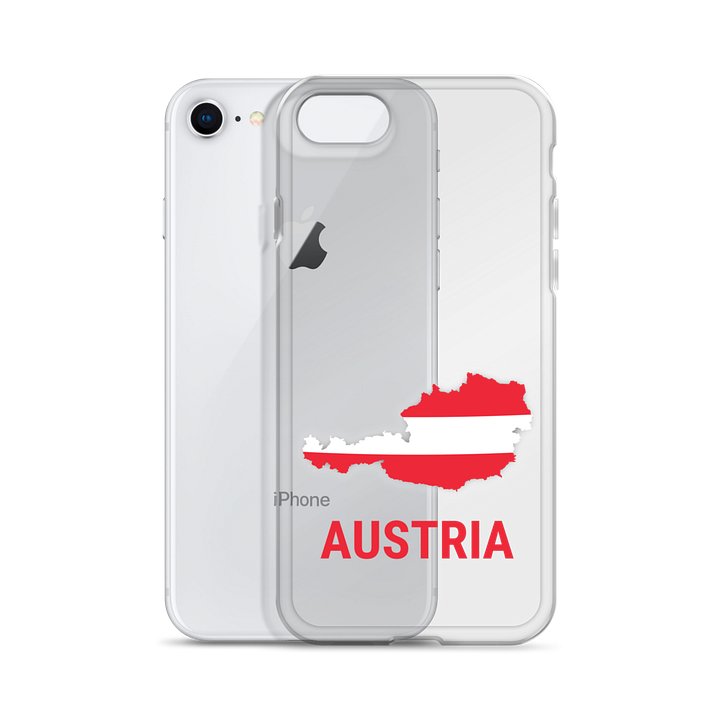 Austria 2026 World Cup Flag iPhone Tough Case - Austria Soccer Phone Cover - Dual Layer Protective Case product image (2)