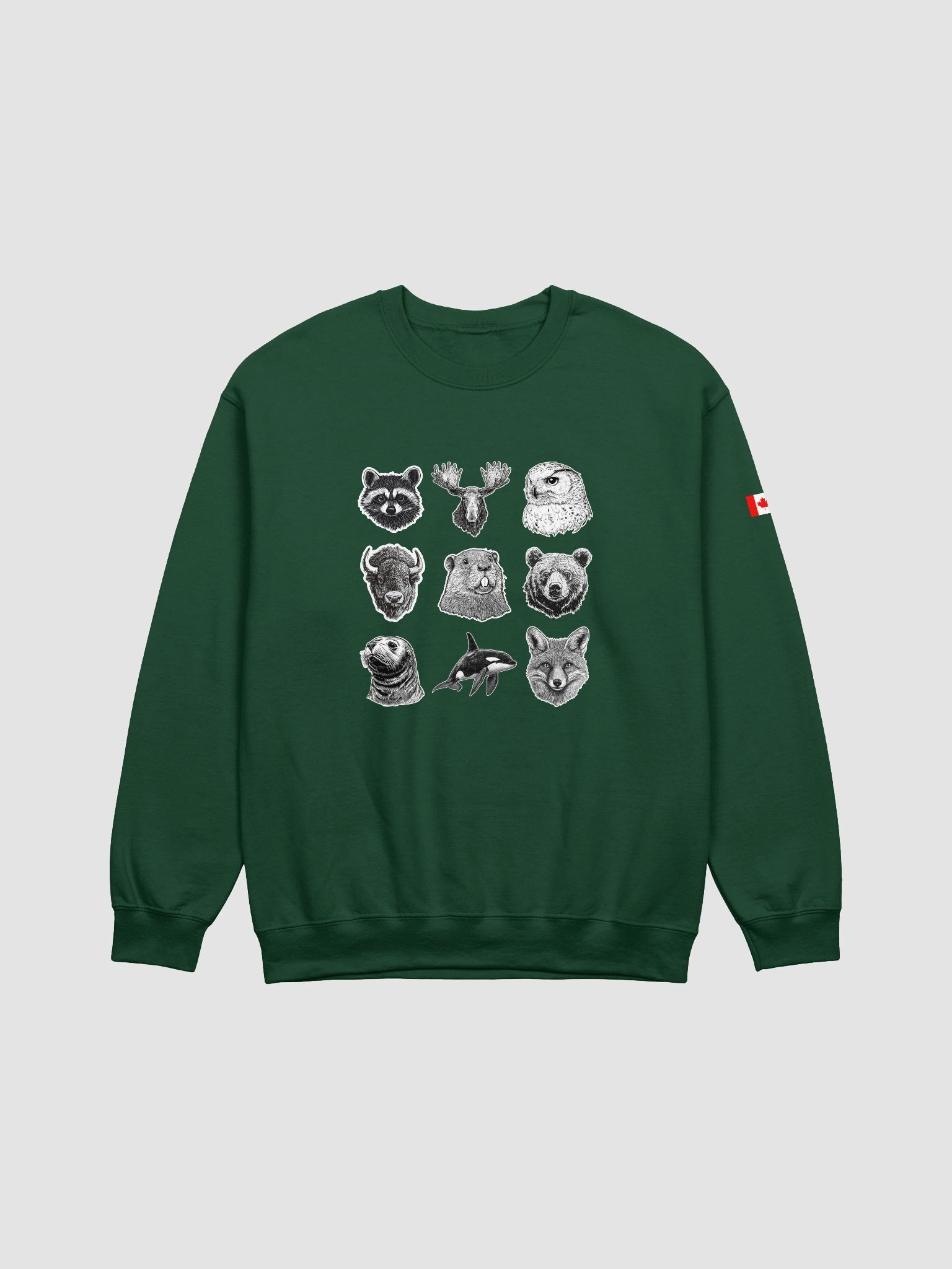 Canadian Wildlife Sweatshirt product image (1)