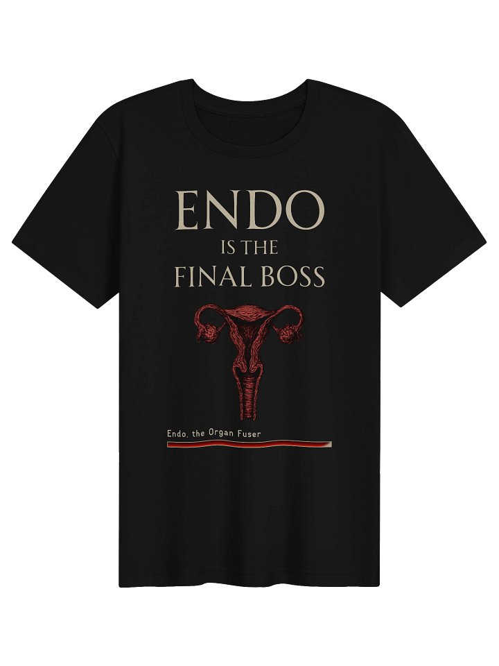 Endometriosis Final Boss Shirt | Endo Awareness & Chronic Pain Gamer Tee product image (1)