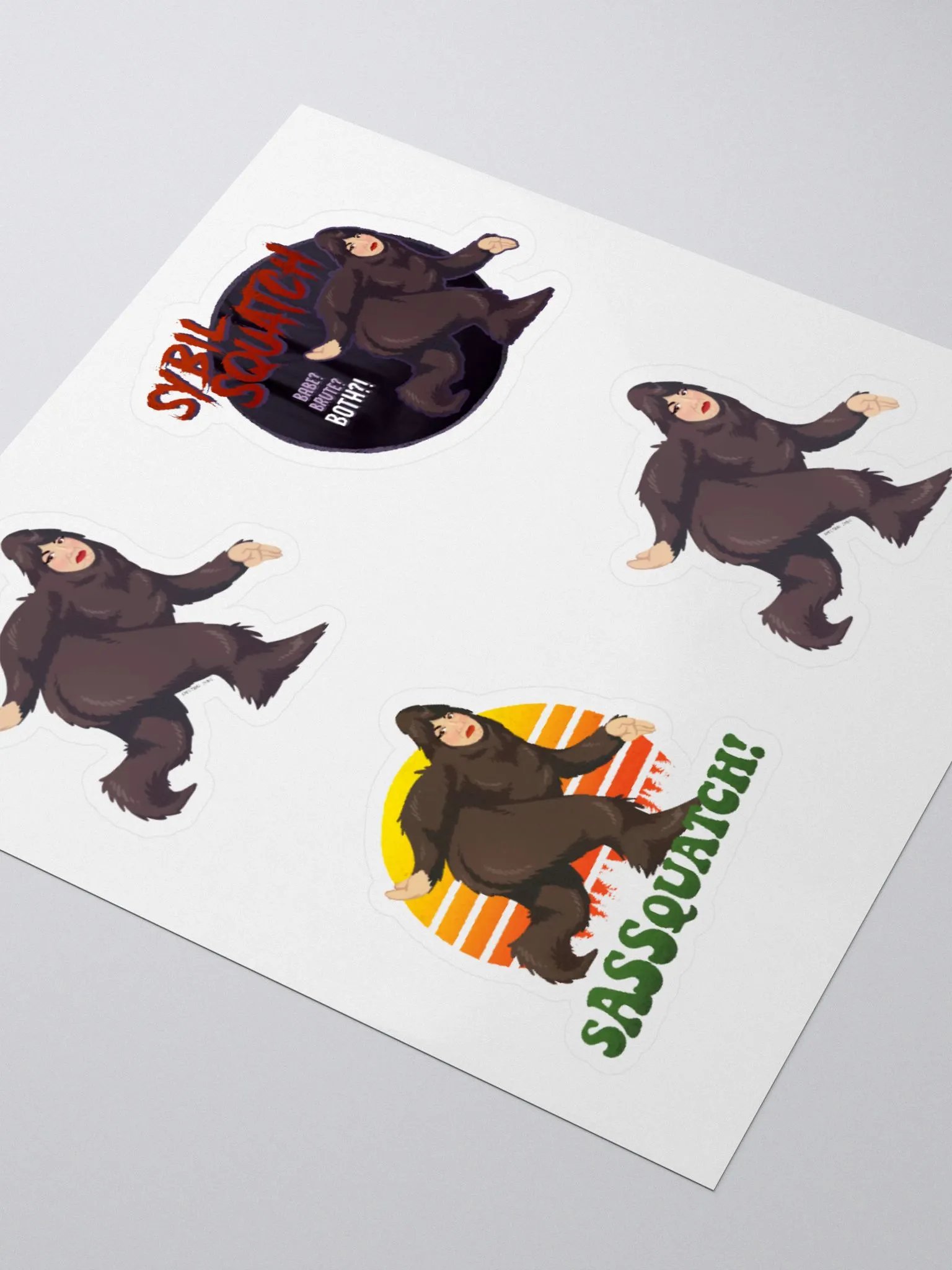 Bigfoot Booty Sticker Set product image (4)