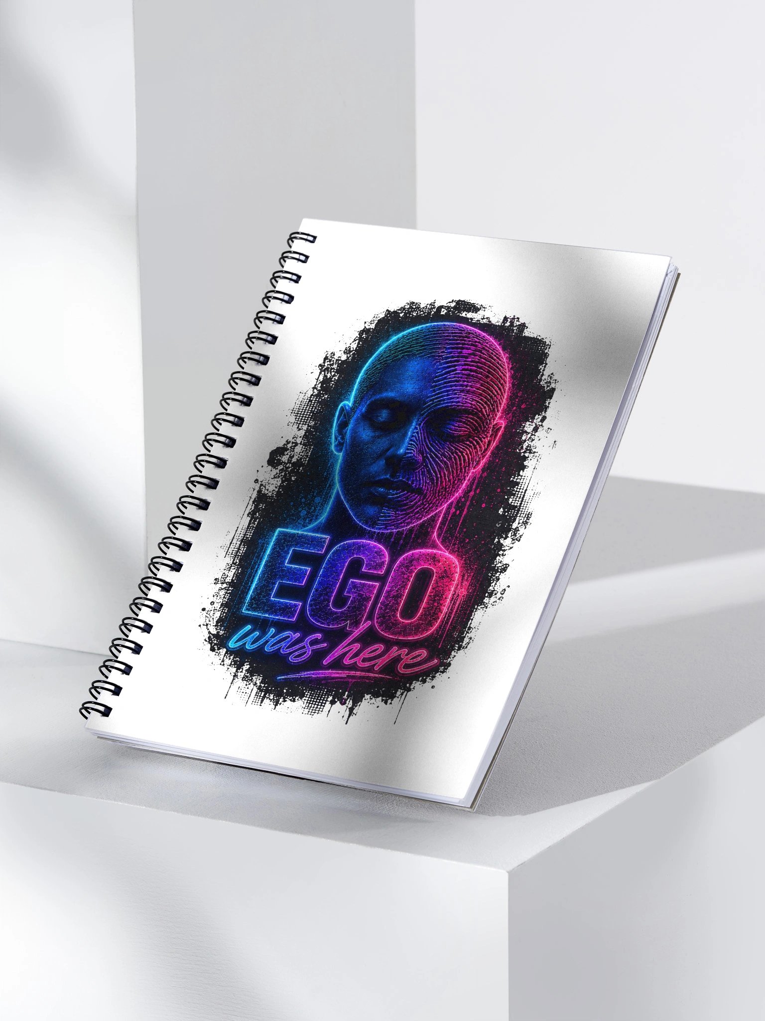 Neon Portrait Spiral Notebook product image (2)