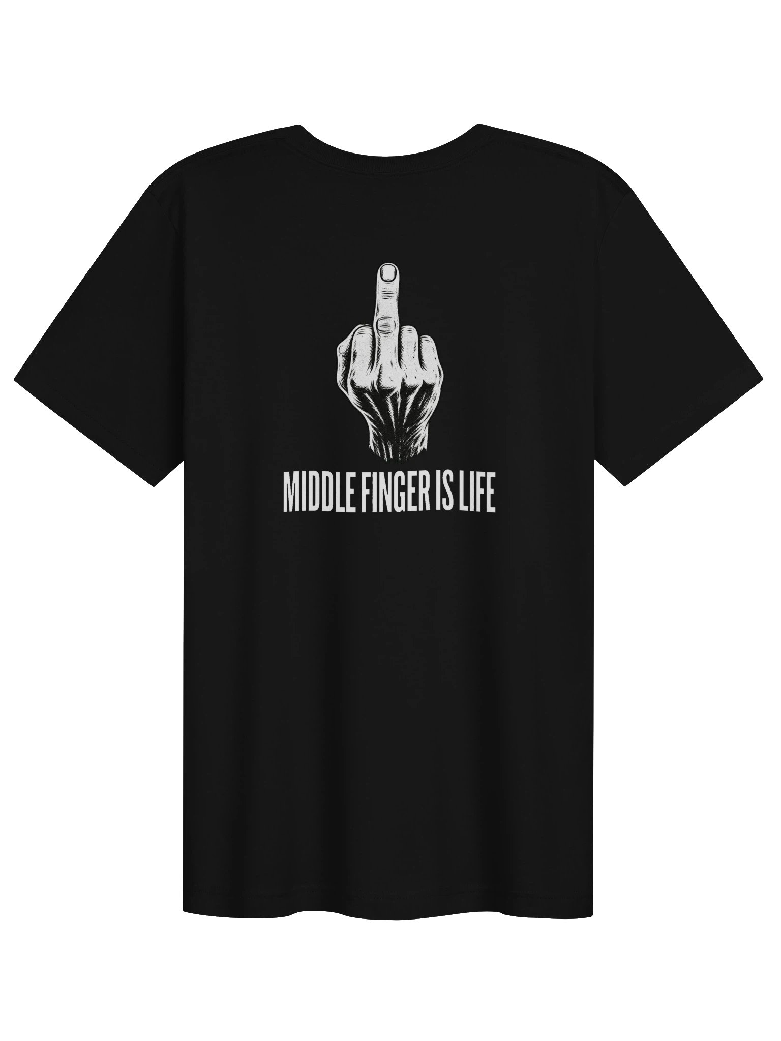 No ShopCo Middle Finger Is Life Tee product image (2)