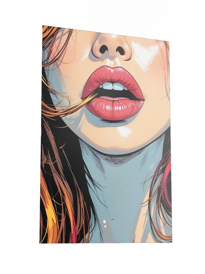 Scarlet Lips – Pop Portrait Art Print product image (6)