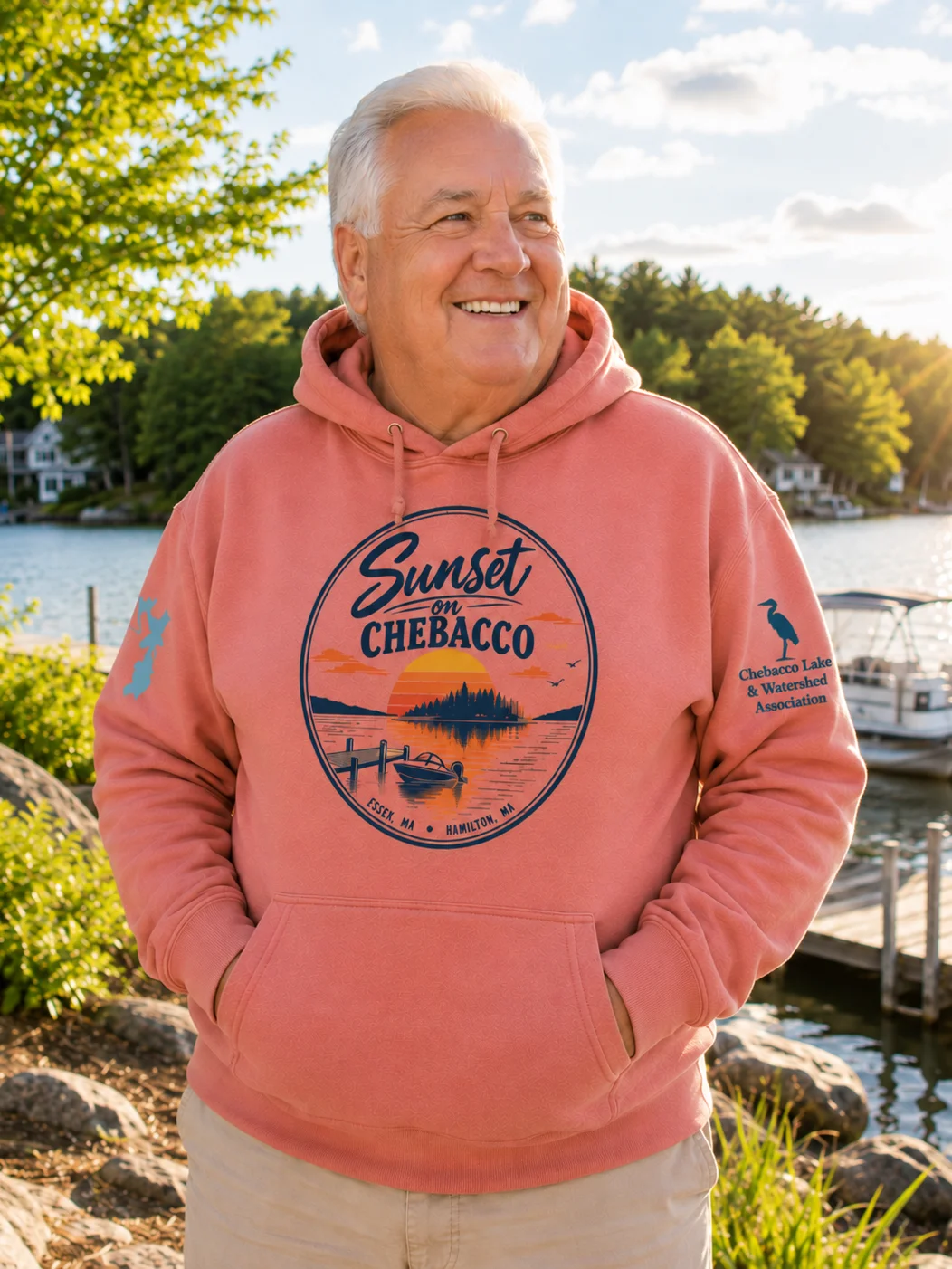 Sunsets on Chebacco Hoodie
