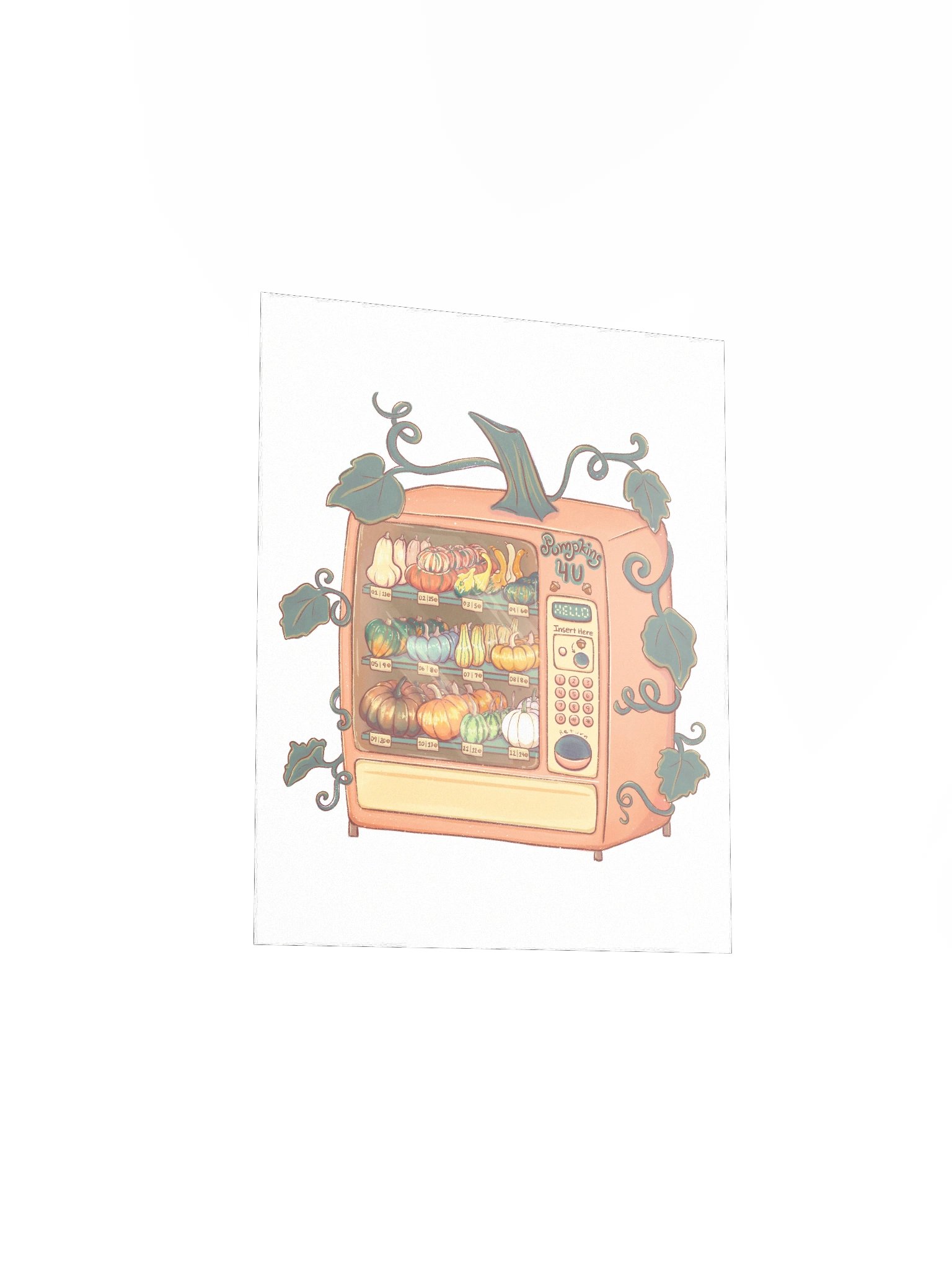 Pumpkin Vending Machine - Print product image (6)