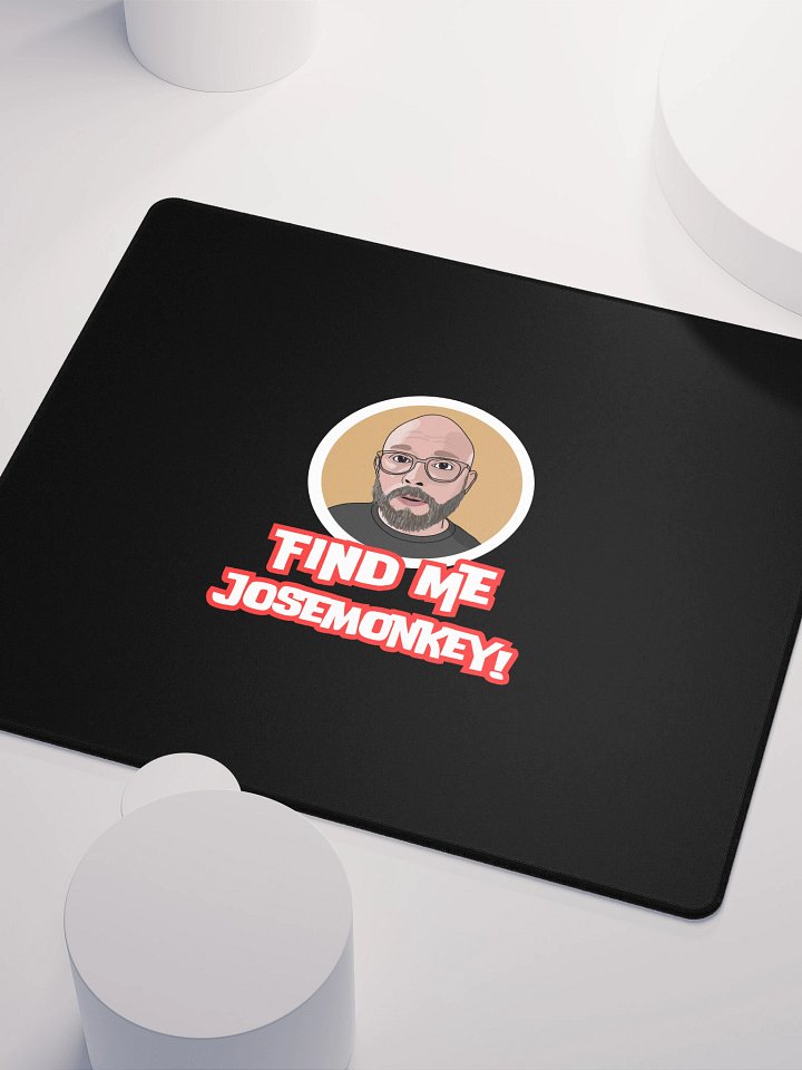 Find me, josemonkey! Gaming Mouse Pad product image (1)