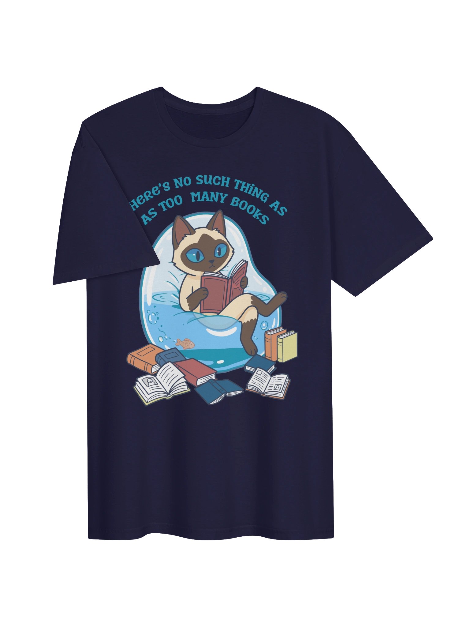 No Such Thing As Too Much Books Tee product image (4)