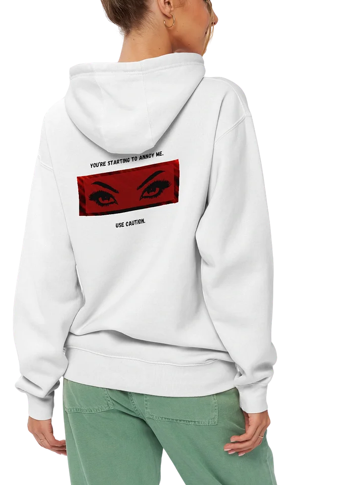 "Use Caution" Light Premium Pullover Hoodie product image (2)