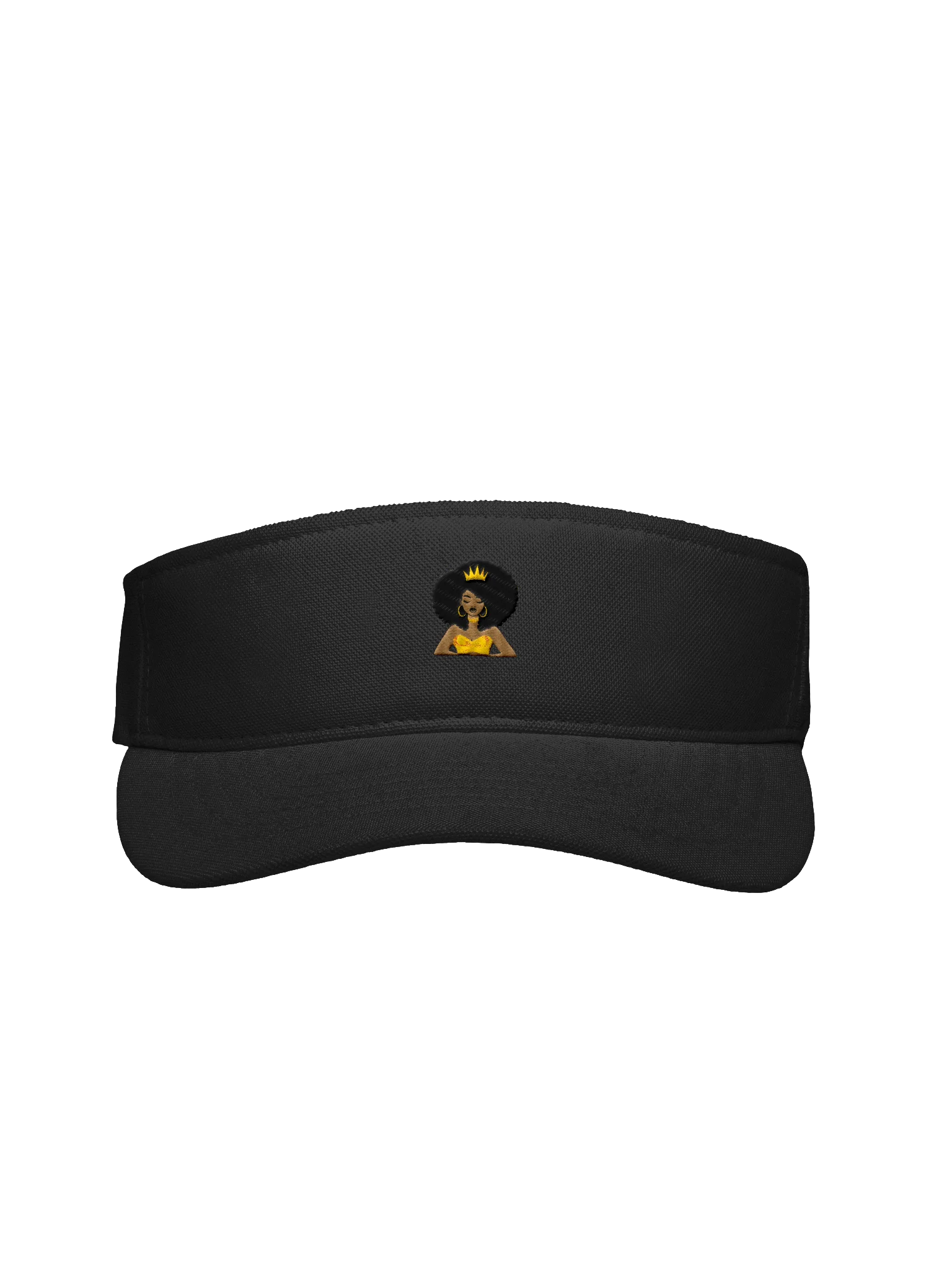 Crowned Afro Flexfit Visor product image (3)