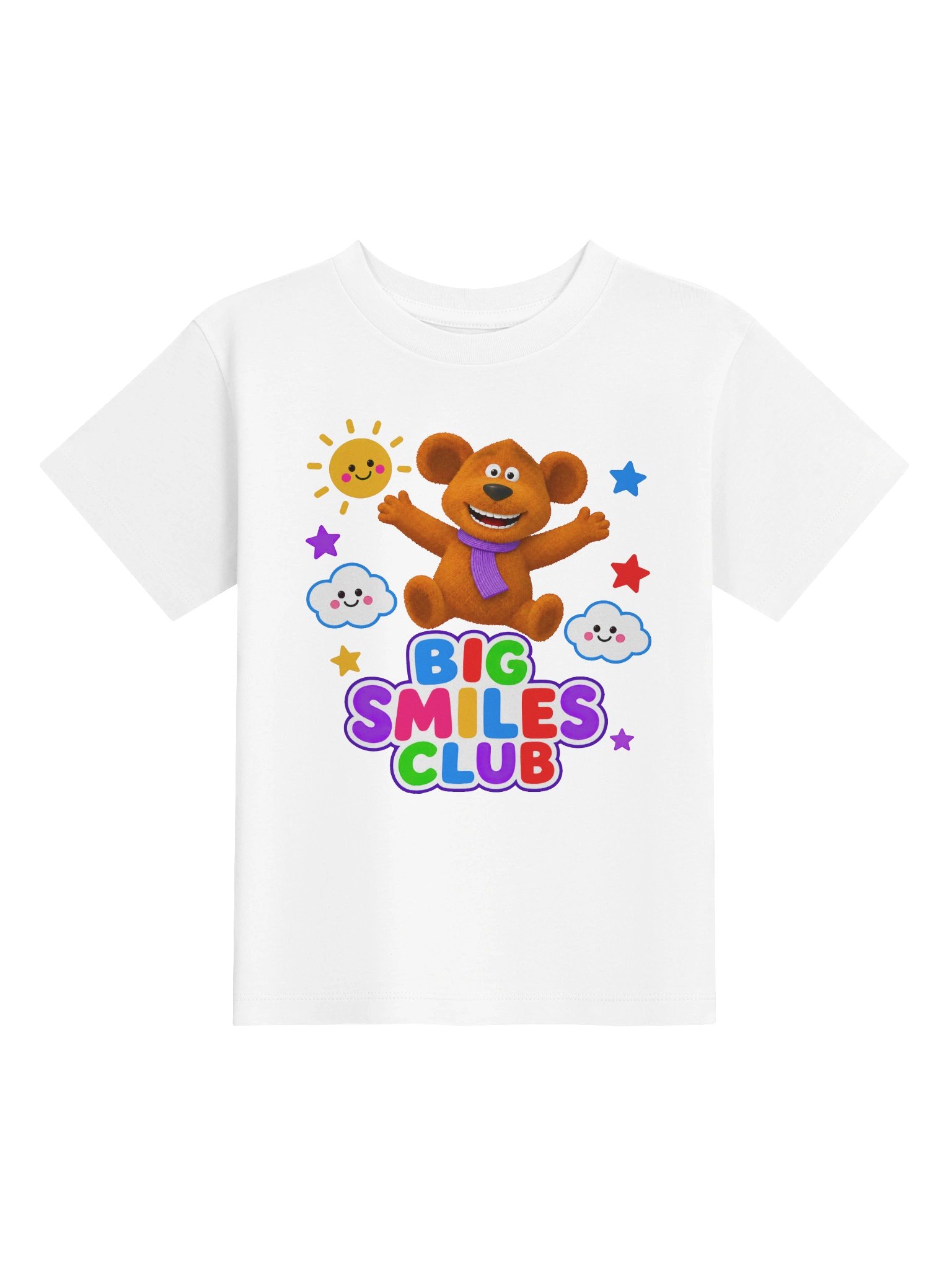 Big Smiles Club Toddler T-Shirt – Happy Bear Tee 2-5 years product image (1)