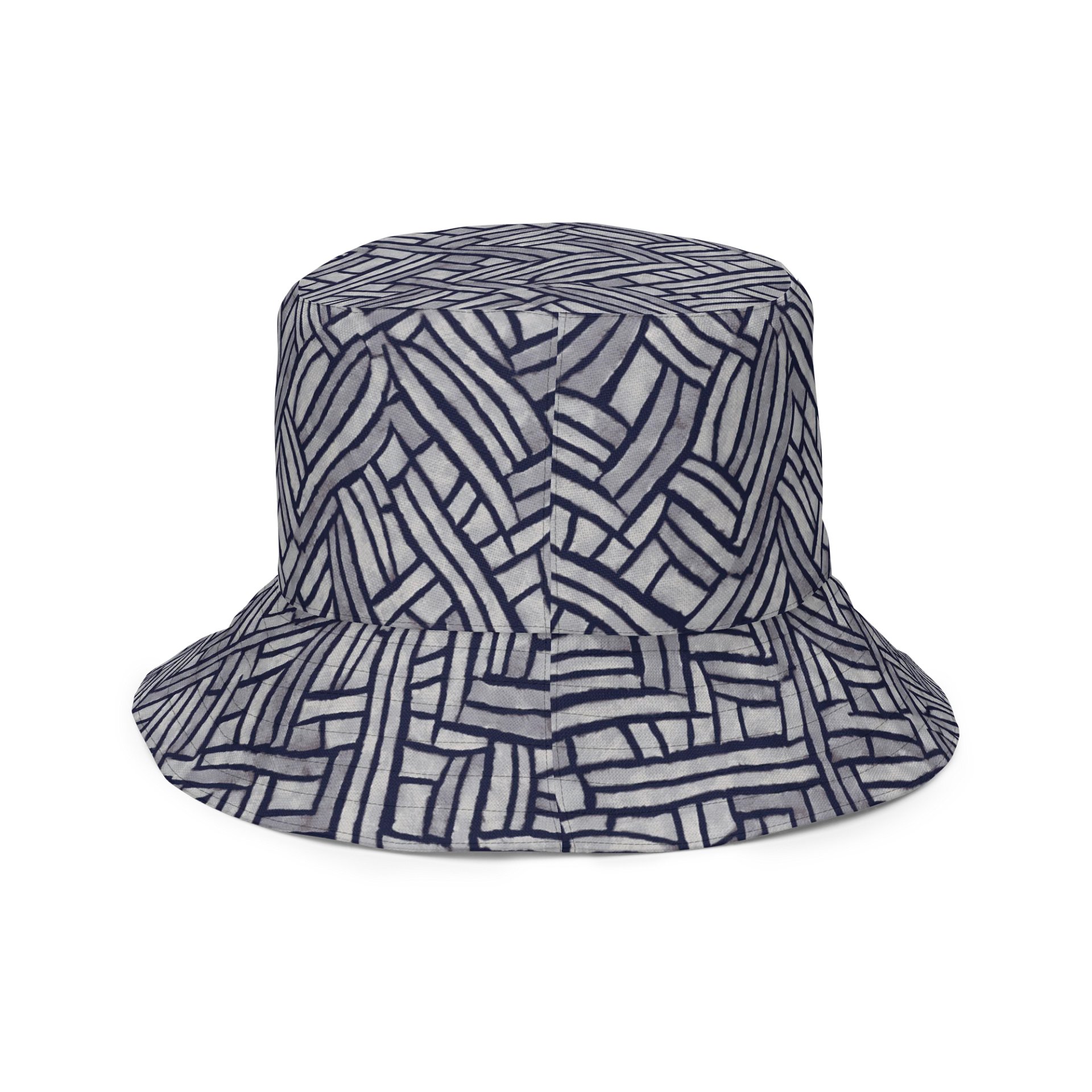 Grey Rectangles Hat product image (6)
