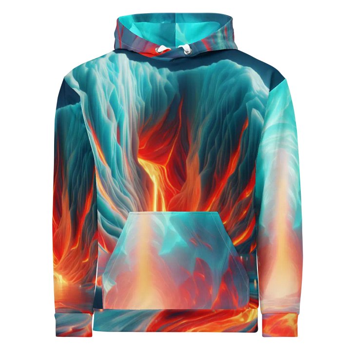 Fire and Ice - Molten Lava Meets Ice #3 product image (1)