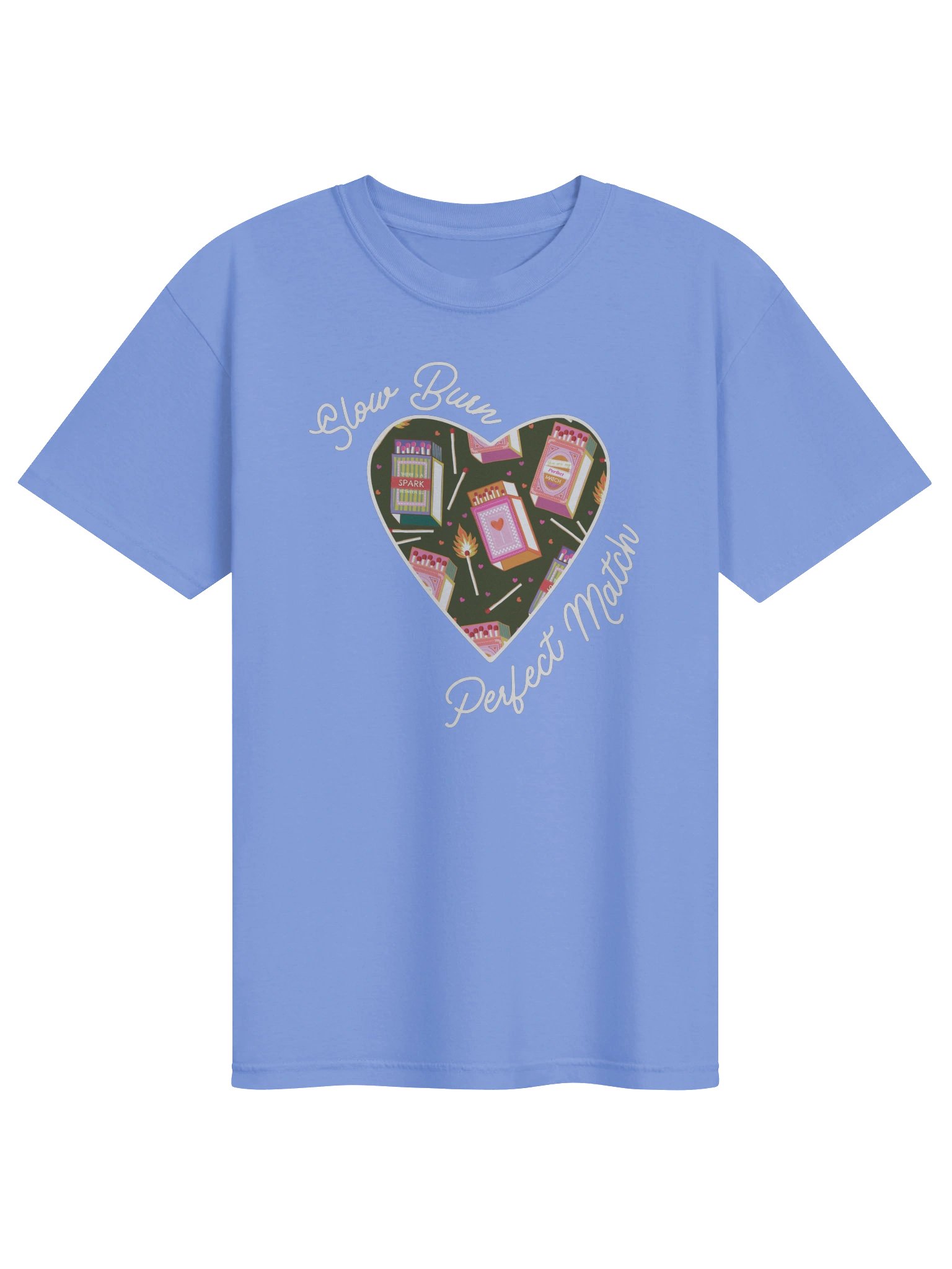 Slow Burn Perfect Match | White lined colorful heart logo - CC product image (89)