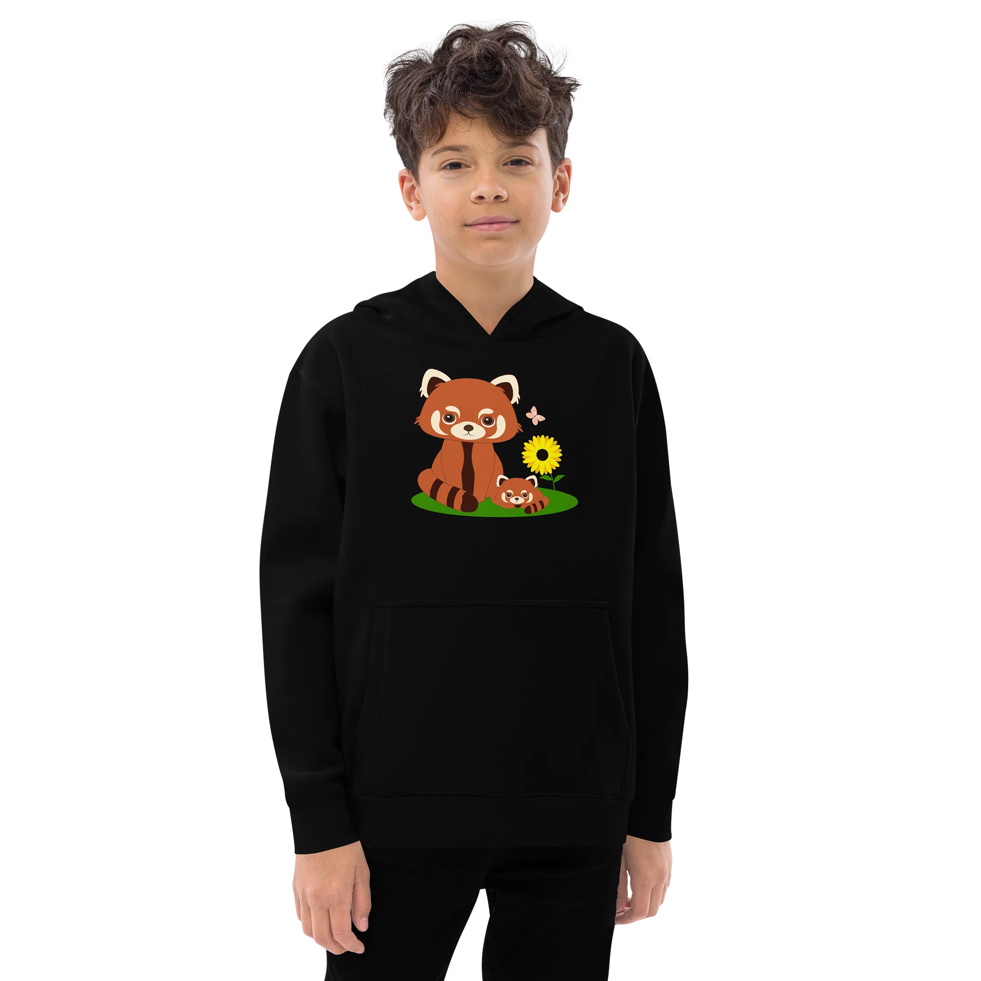 Woodland Families Red Panda Youth Pullover product image (1)