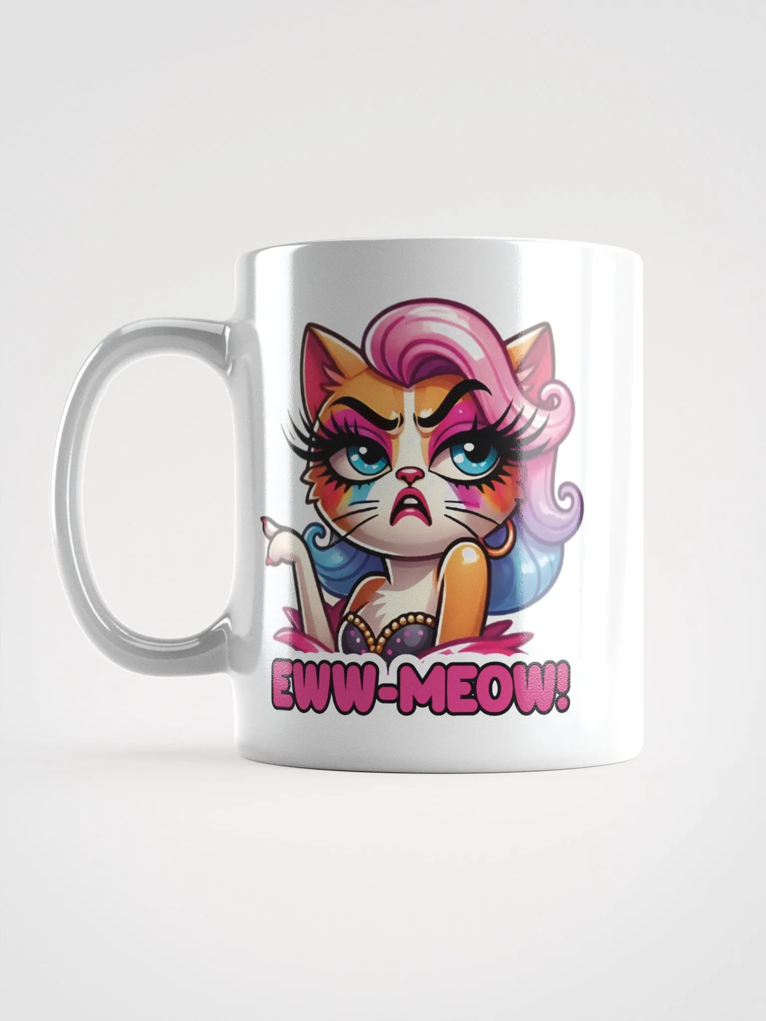 Eww-Meow! White Glossy Mug product image (17)
