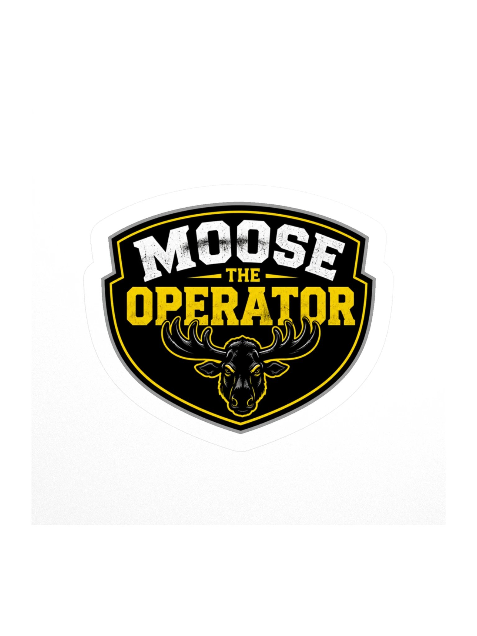 Moose Shield Sticker (Yellow) product image (1)