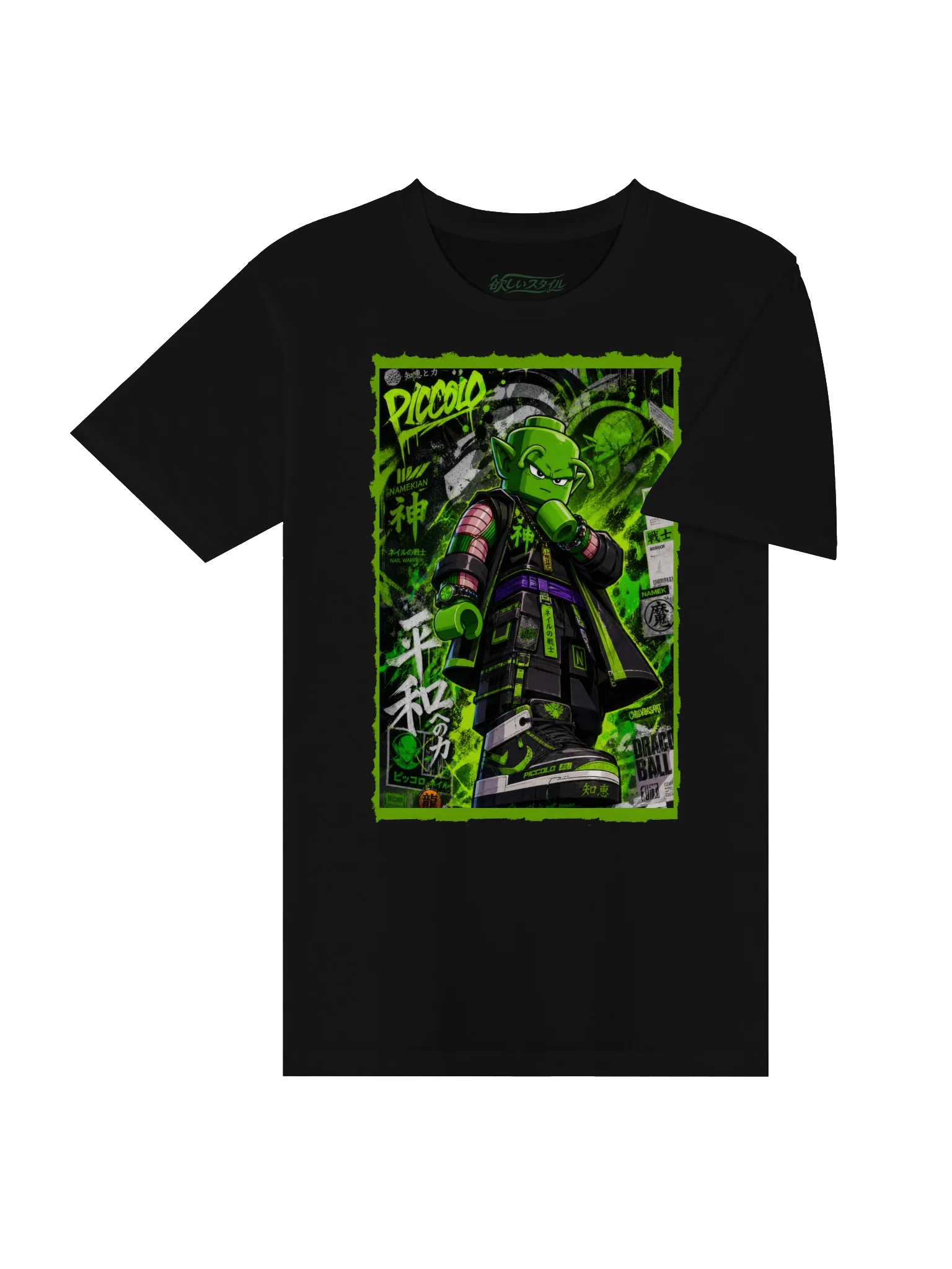 Piccolo Street-Art Graffiti Anime Tee product image (4)