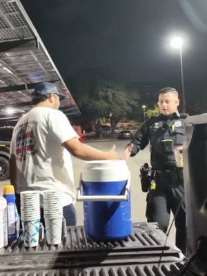 Coffee With Police Thanks @Ninja Kitchen for an awesome set of pans #ninja #coffee #ninjakitchen #cafe #sanantonio 