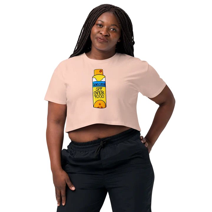 SPF Over 9000 Short Sleeve Crop Top product image (1)