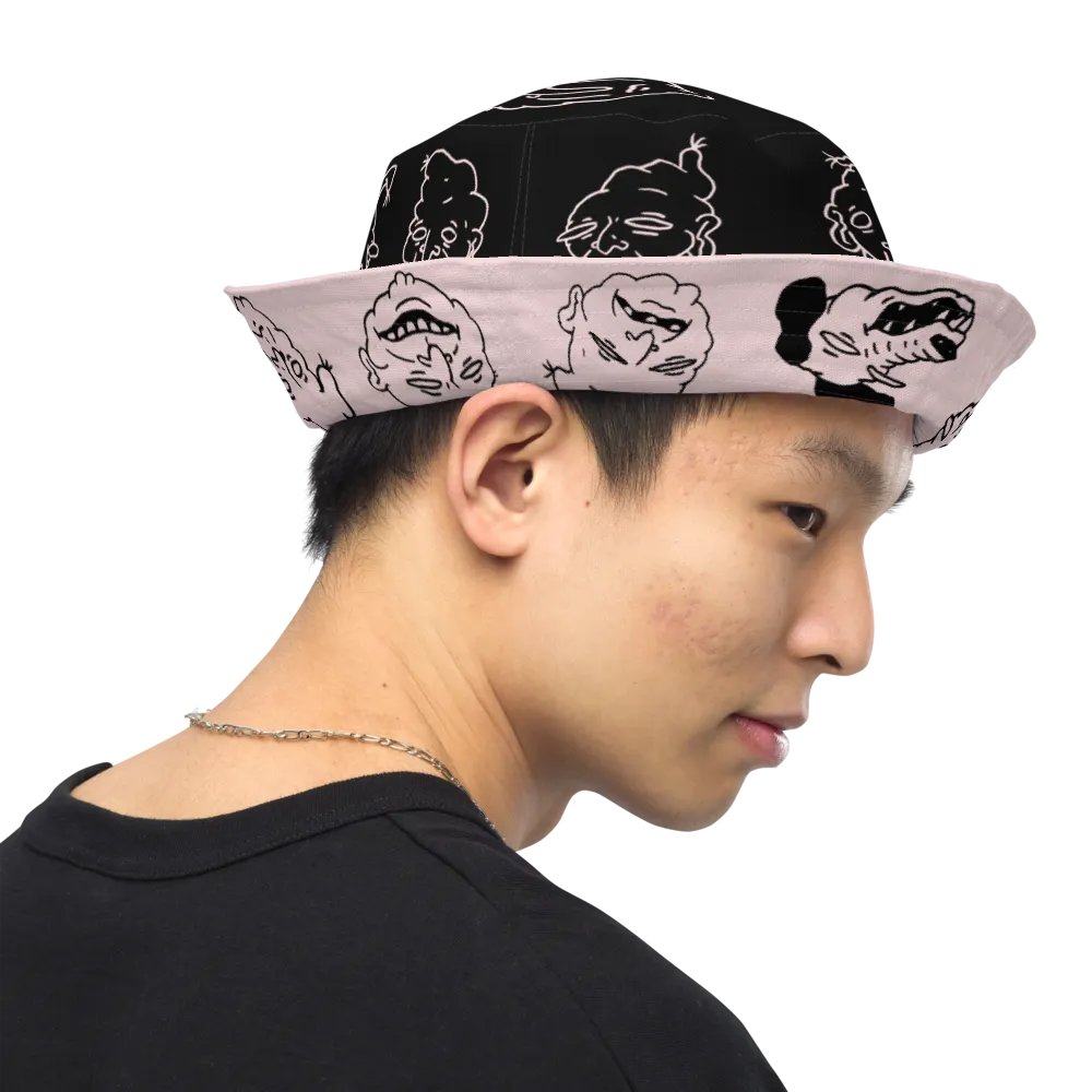DOODLE BUCKET (PINK REVERSABLE) product image (12)
