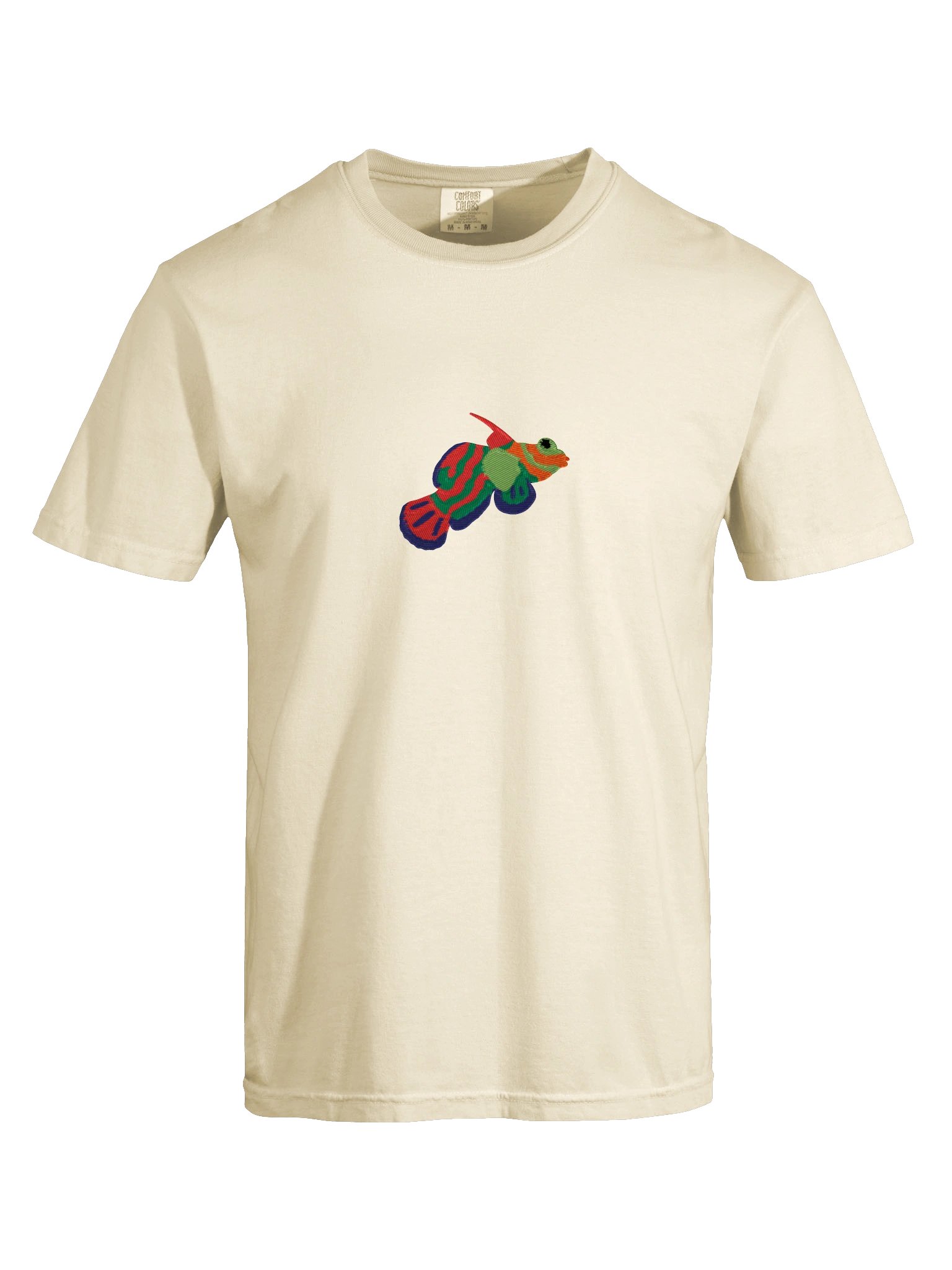 Mandarin Dragonet Embroidered Shirt | Reef Aquarium Fish Embroidery Tee | Saltwater Marine Fish Apparel product image (9)