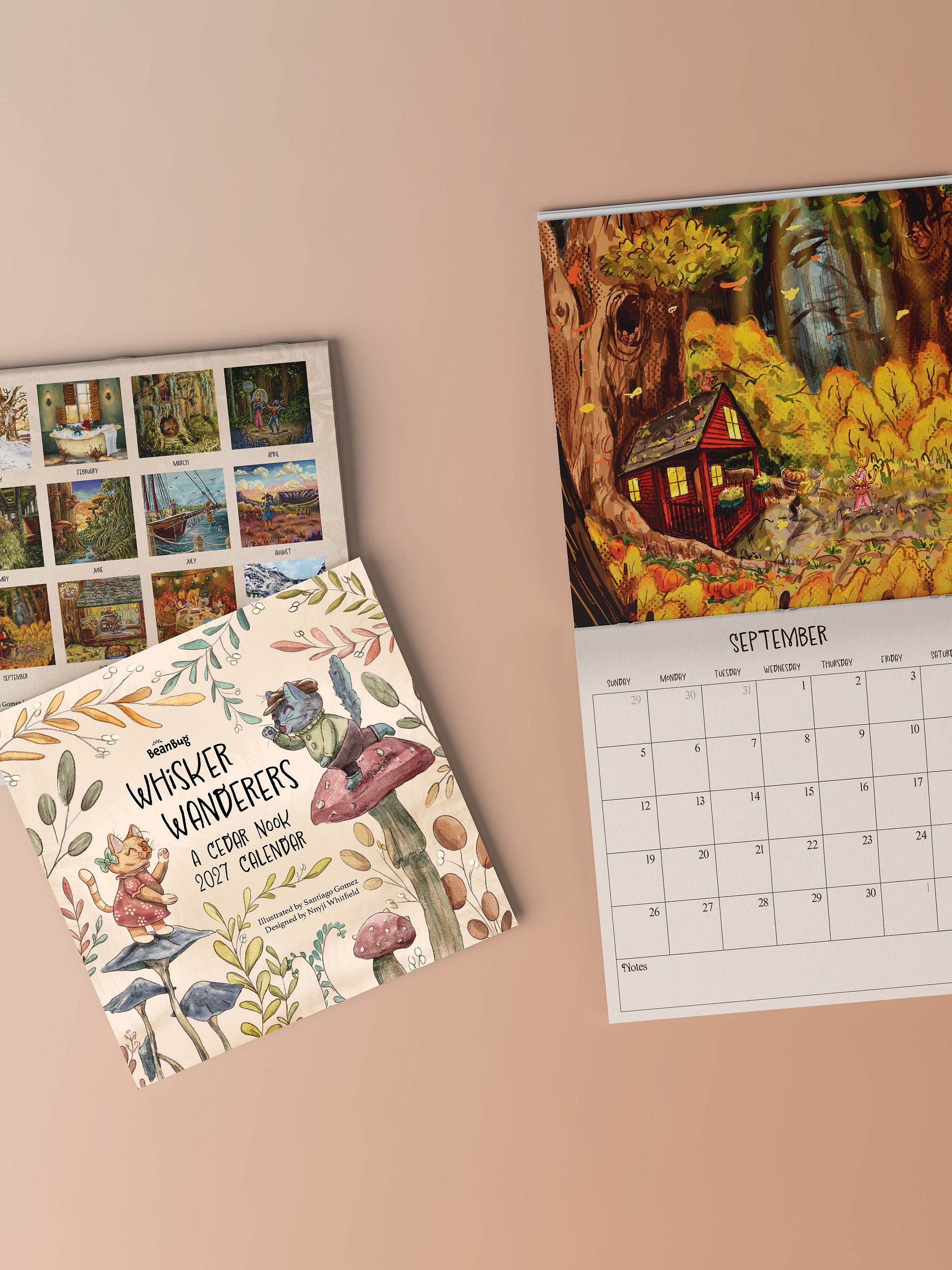 Preorder Whisker Wanderers 2027 Calendar product image (1)